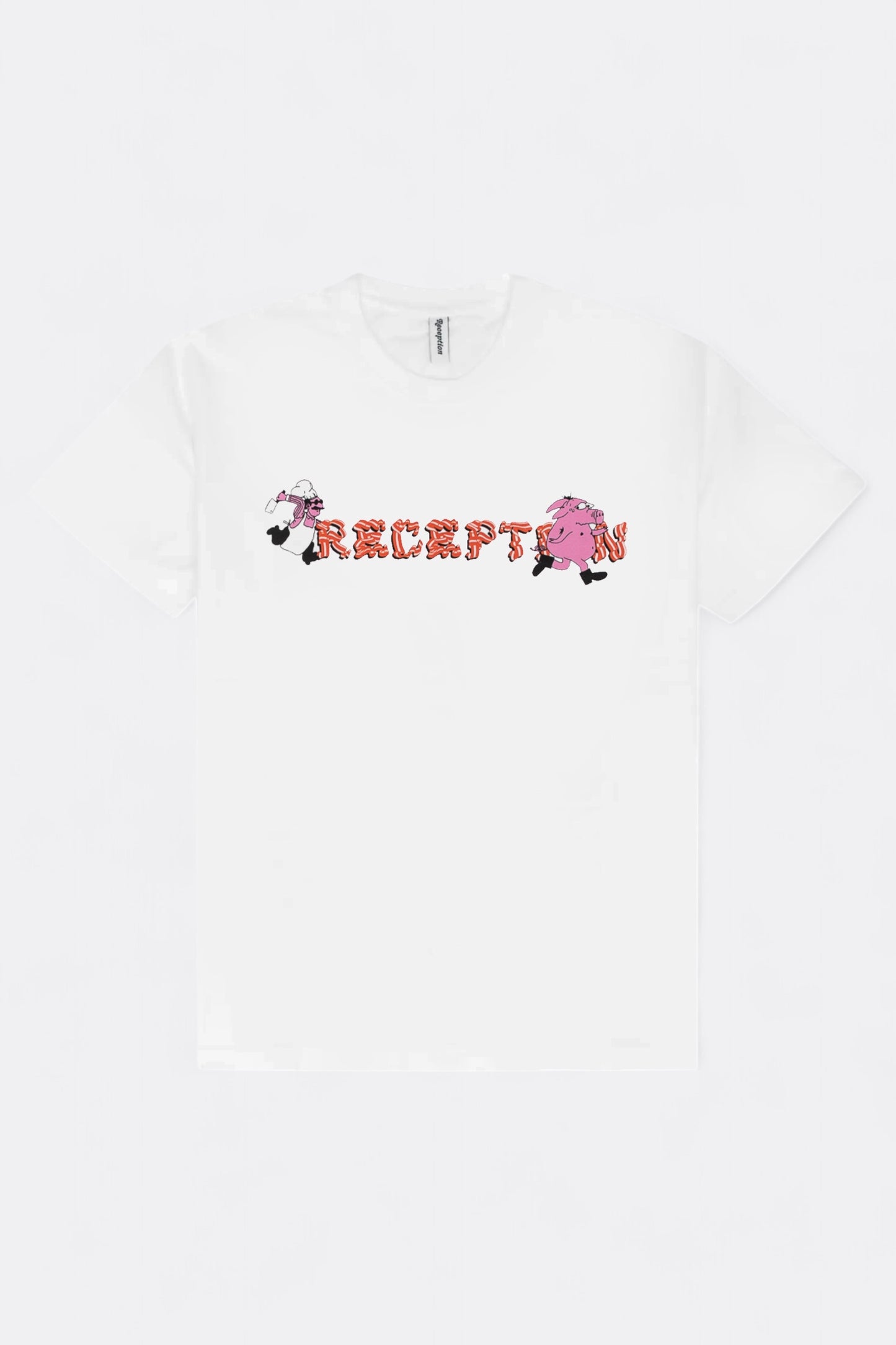 T-Shirt Reception - Bacon SS Tee (White)