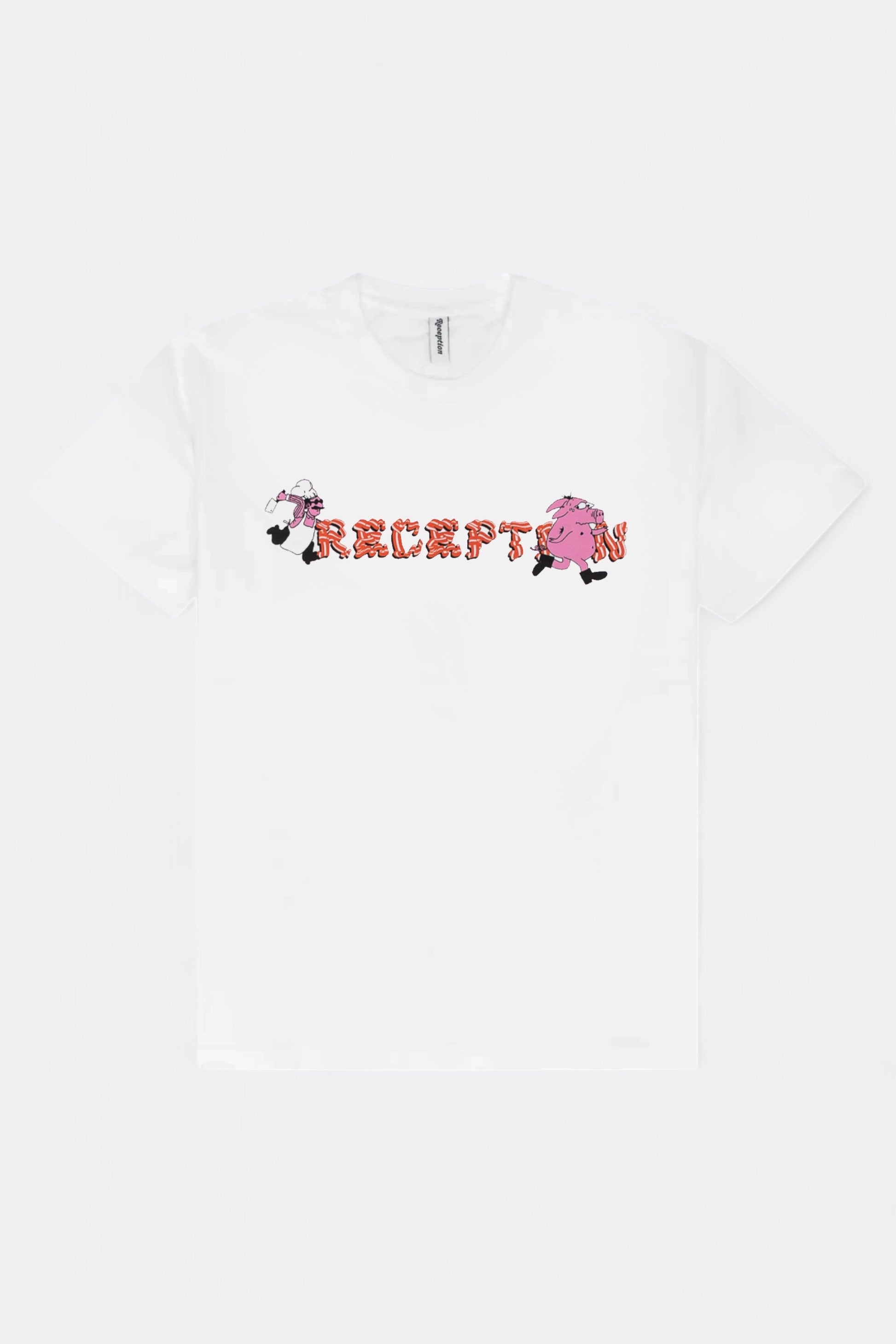 T-Shirt Reception - Bacon SS Tee (White)