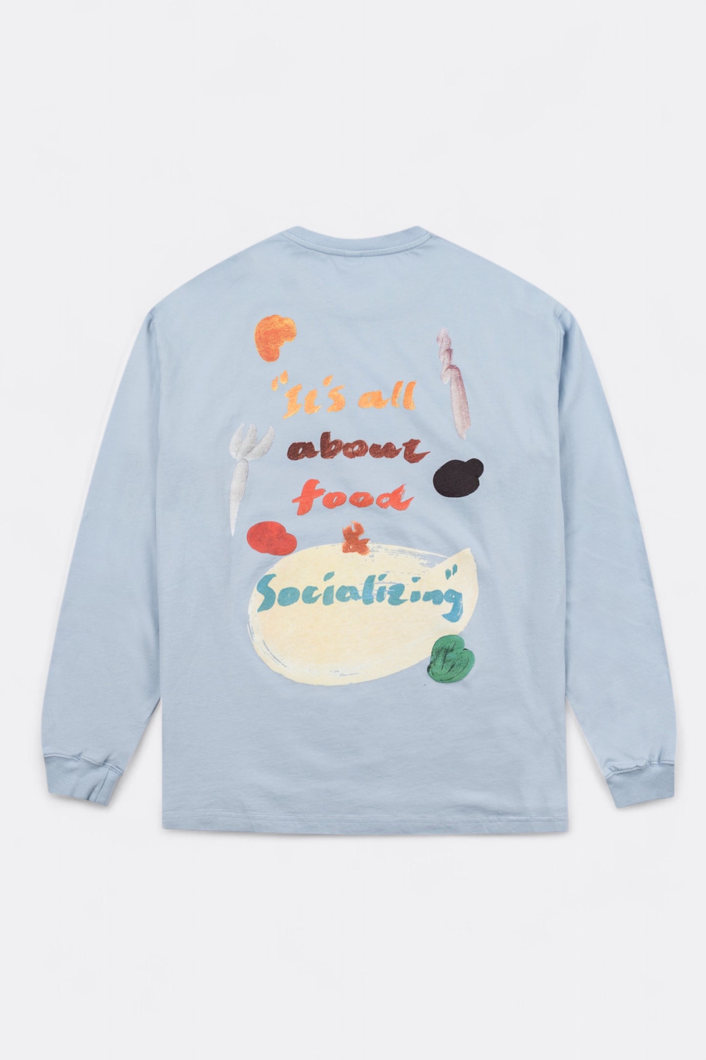 T-Shirt Manches Longues Reception - Food LS Tee (Ice Blue)