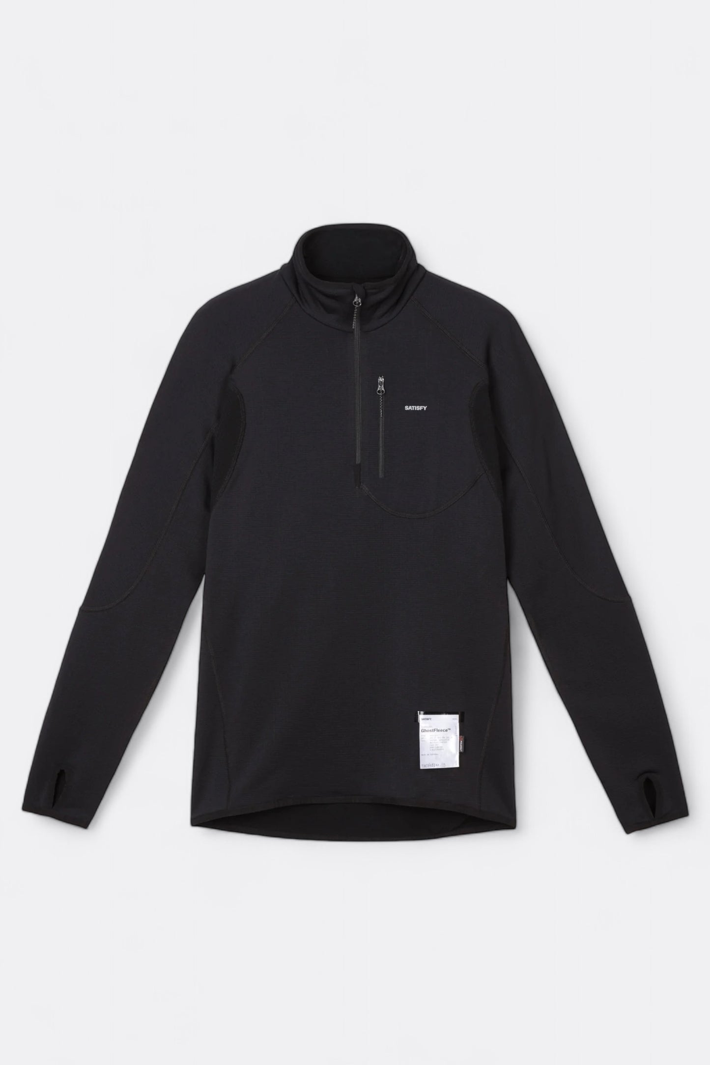 Sweat-Shirt Satisfy - GhostFleece™ Half‑Zip (Black)