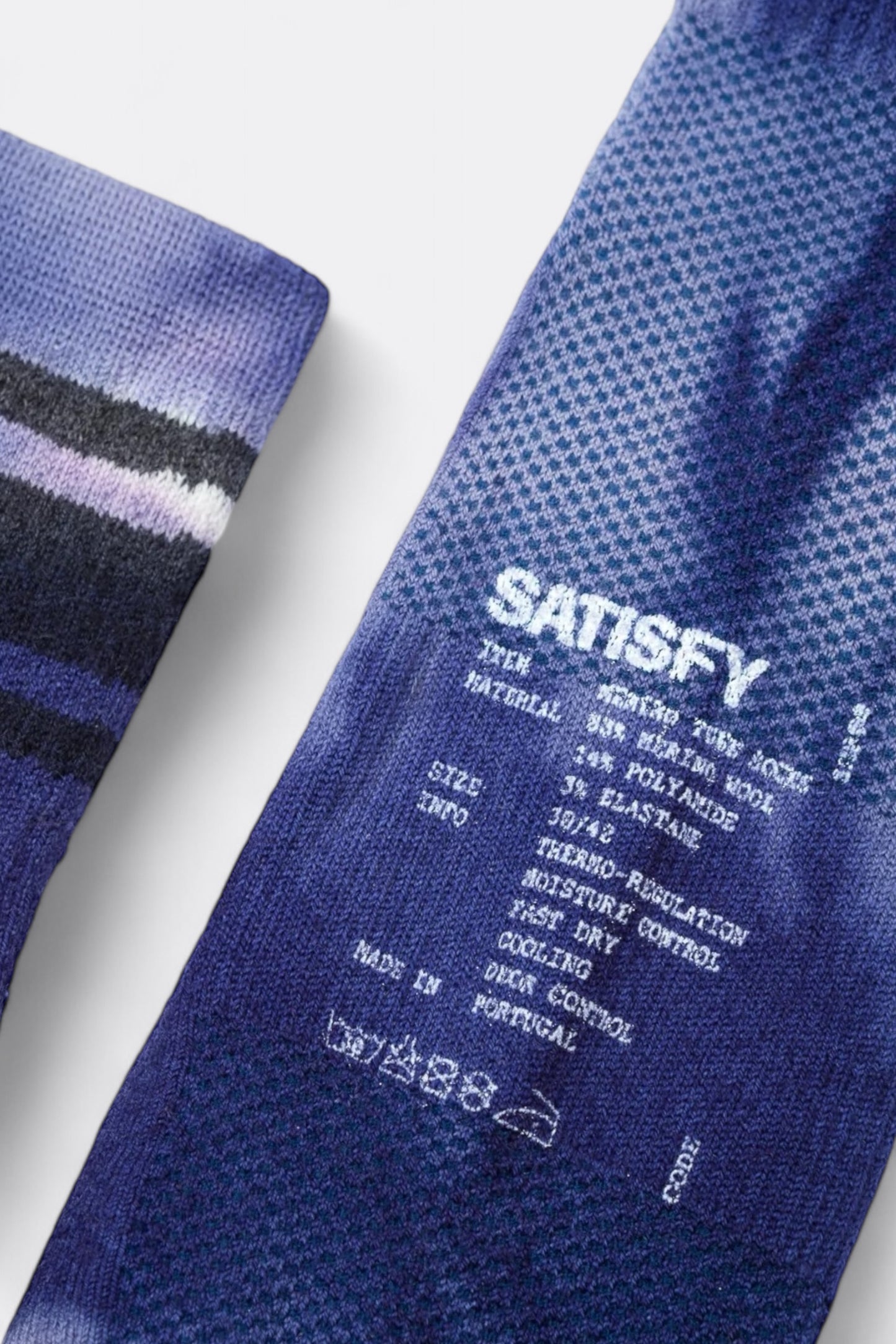 Chaussettes Satisfy - Merino Tube Socks (Dusk Tie- Dye)