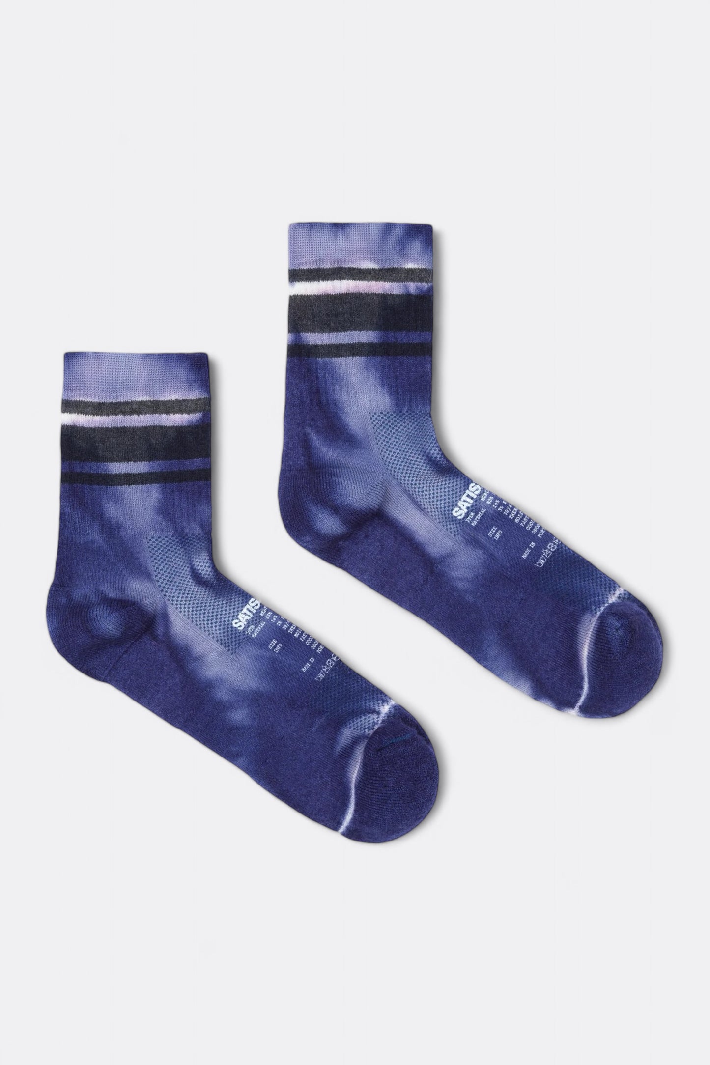 Chaussettes Satisfy - Merino Tube Socks (Dusk Tie- Dye)