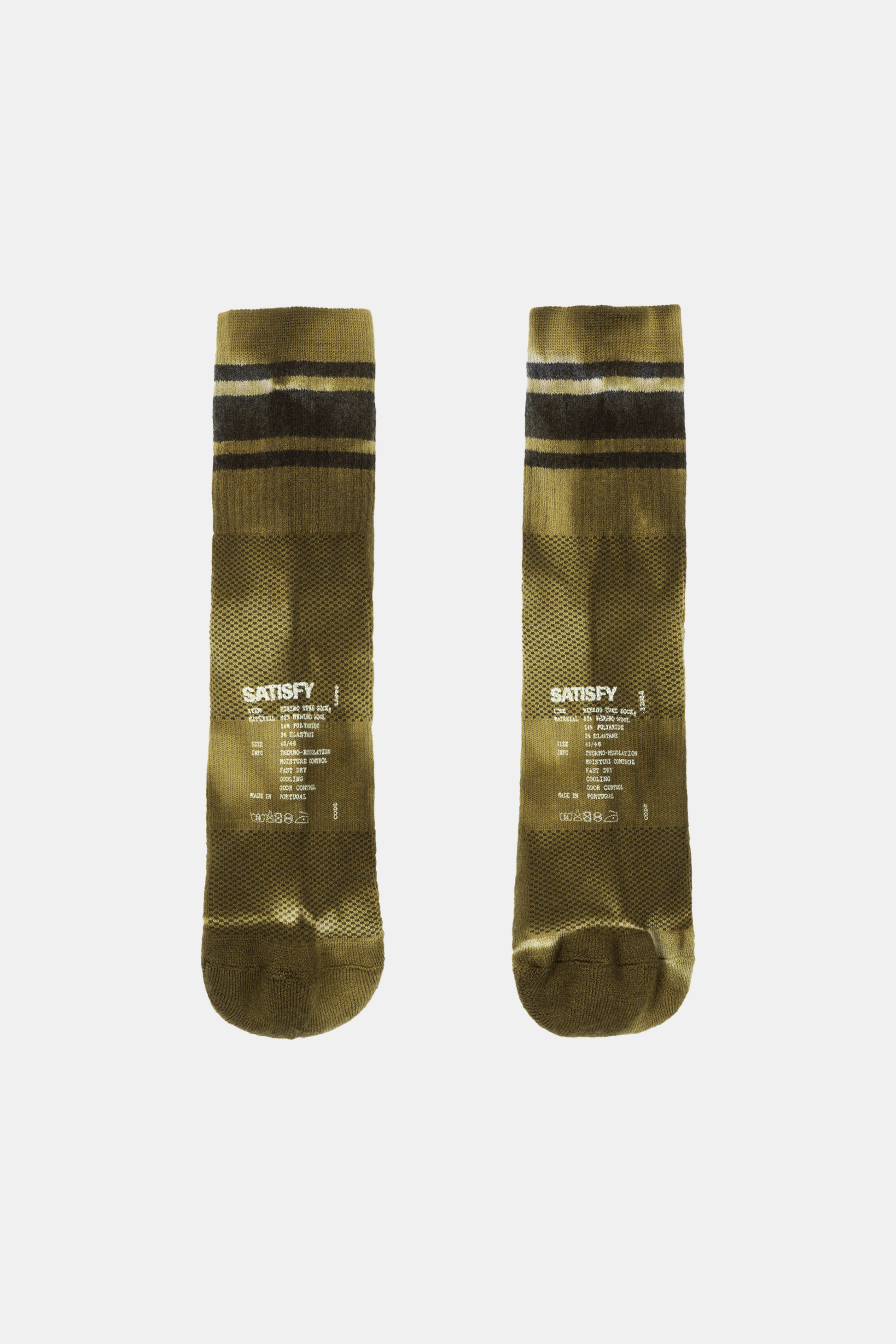 Chaussettes Satisfy - Merino Tube Socks (Seed Tie-Dye)