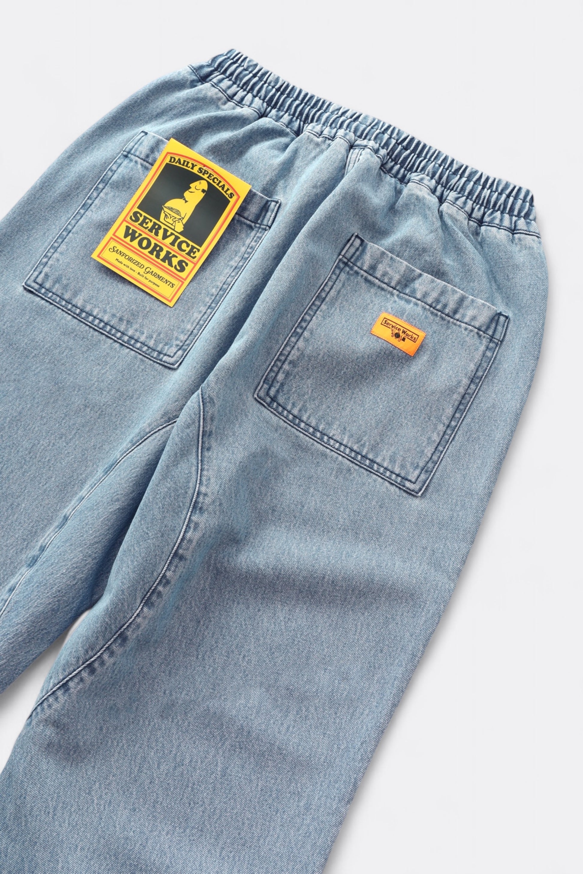 Pantalon Jeans Service Works - Classic Chef Pants (Light Washed Denim)