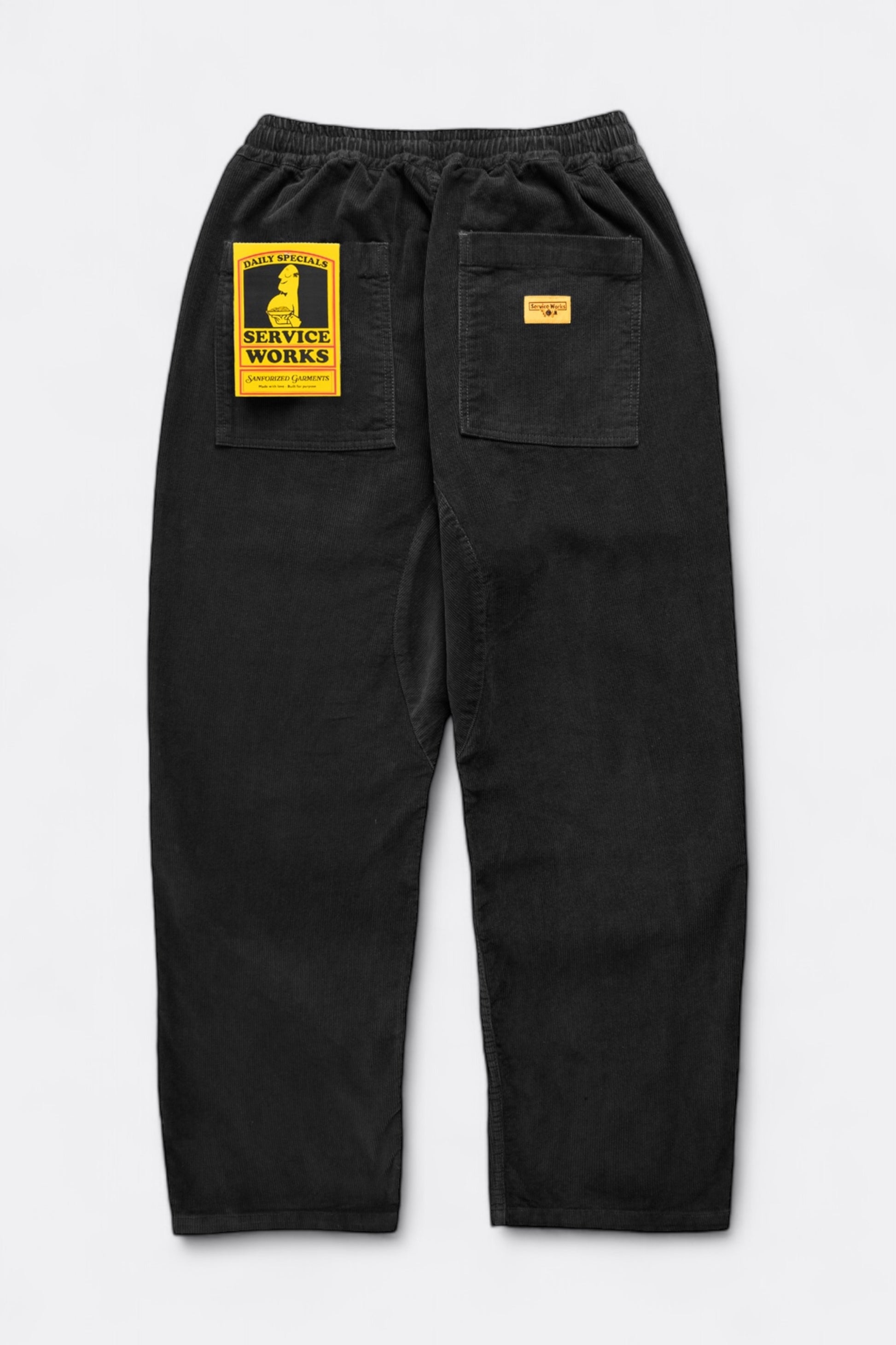 Pantalon velours côtelé Service Works - Corduroy Chef Pants (Black)