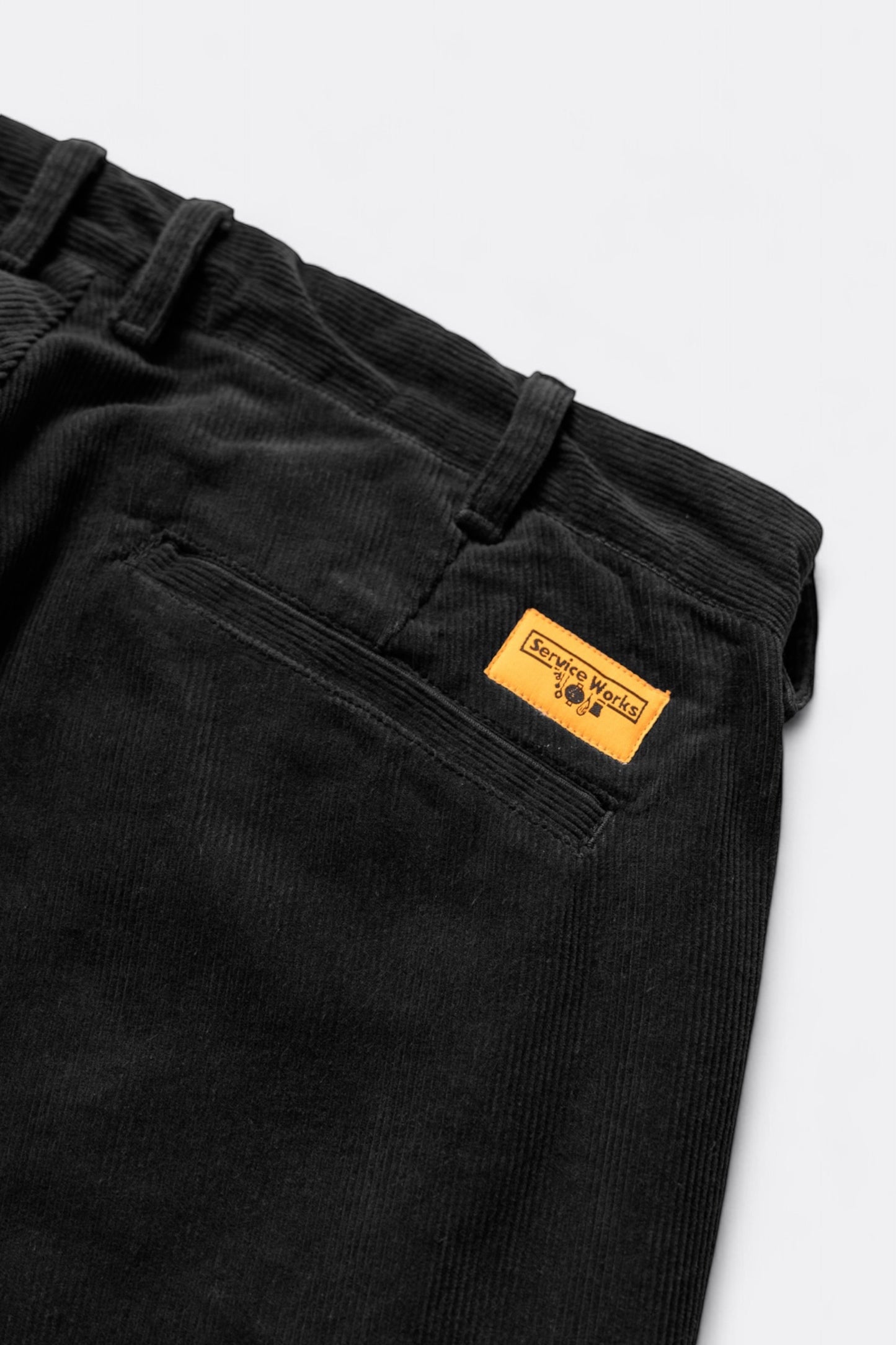 Pantalon velours côtelé Service Works - Corduroy Part Timer Pant (Black)