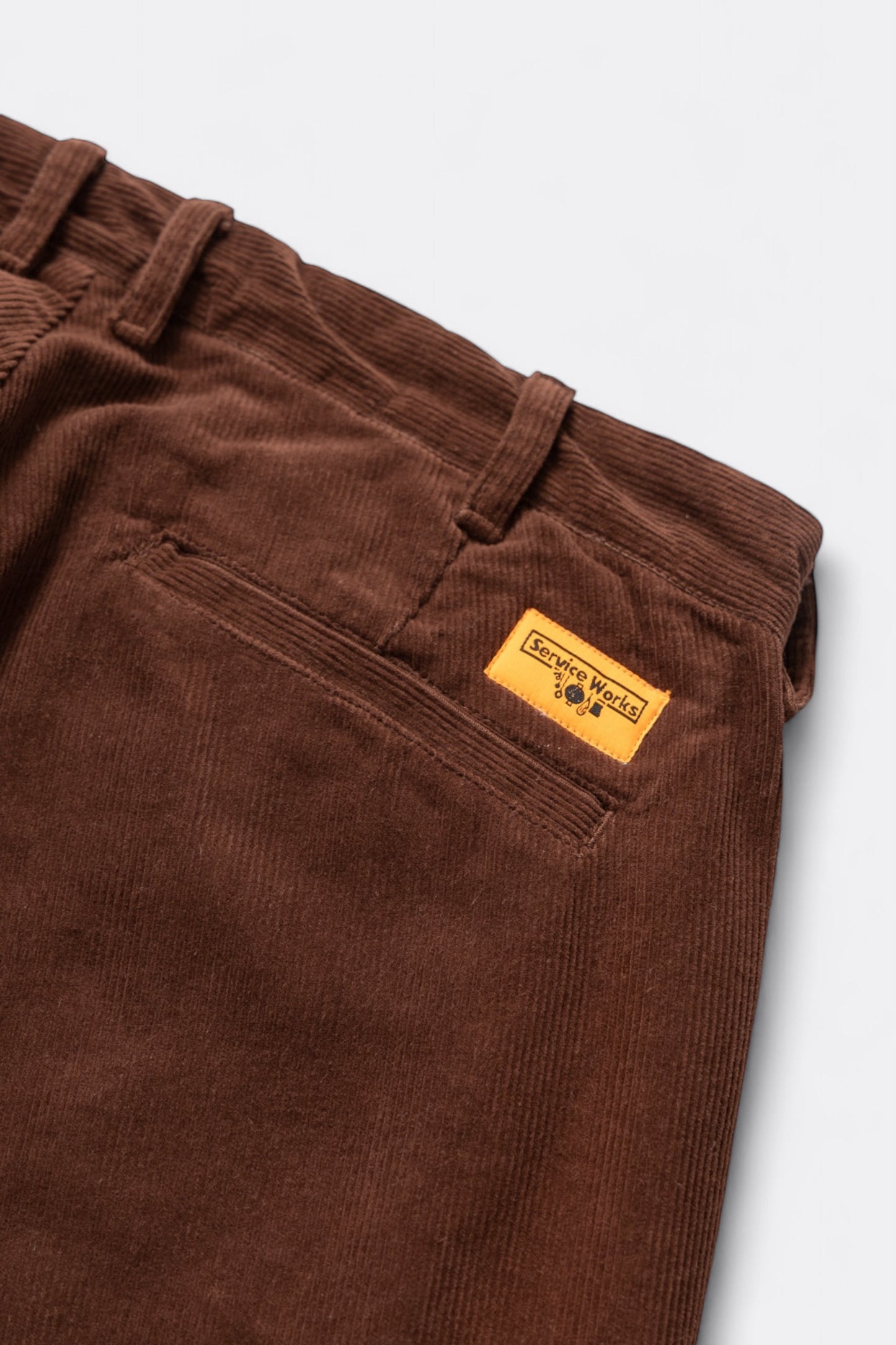 Pantalon velours côtelé Service Works - Corduroy Part Timer Pant (Brown)