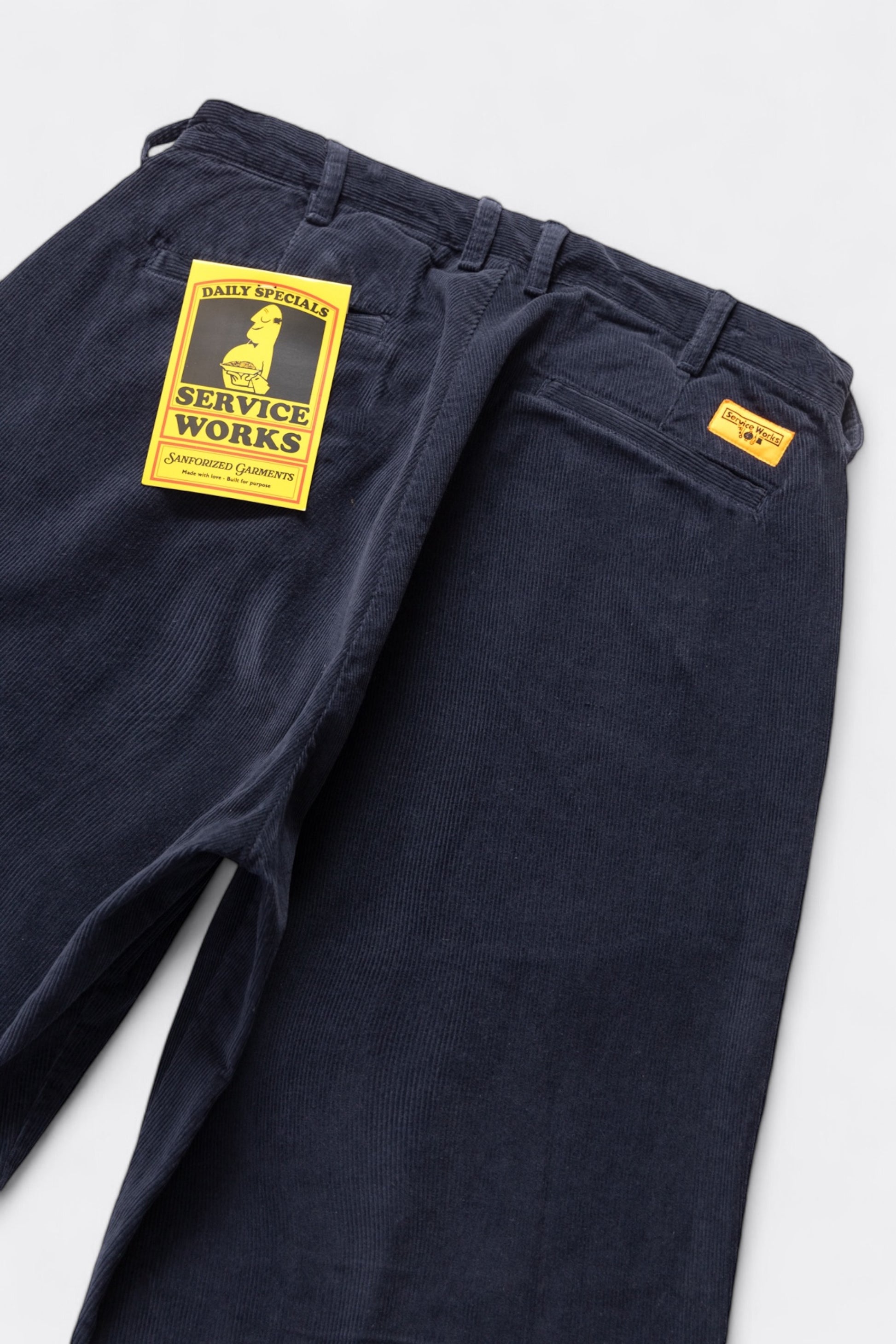 Pantalon velours côtelé Service Works - Corduroy Part Timer Pant (Navy) 