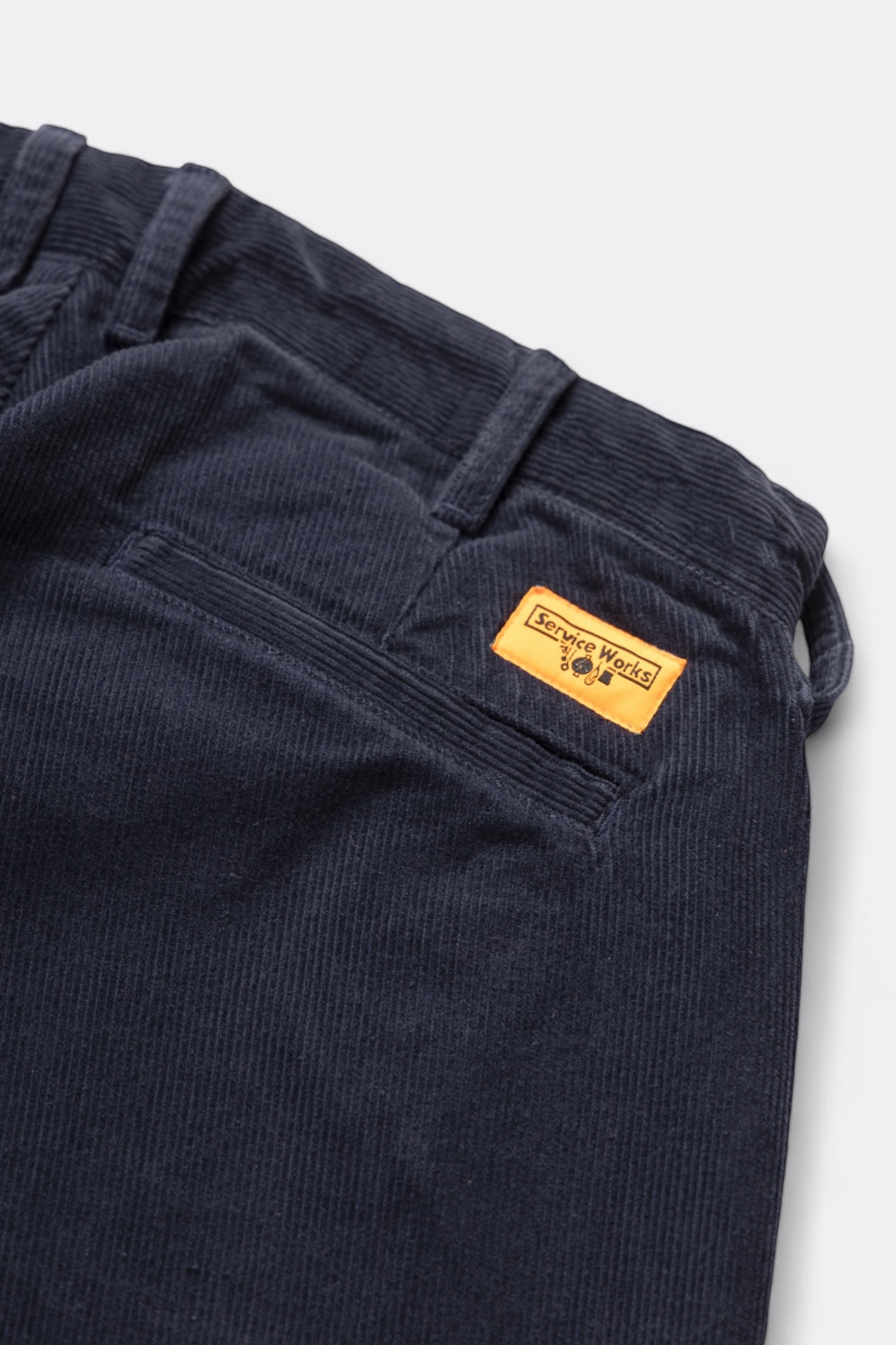 Pantalon velours côtelé Service Works - Corduroy Part Timer Pant (Navy) 