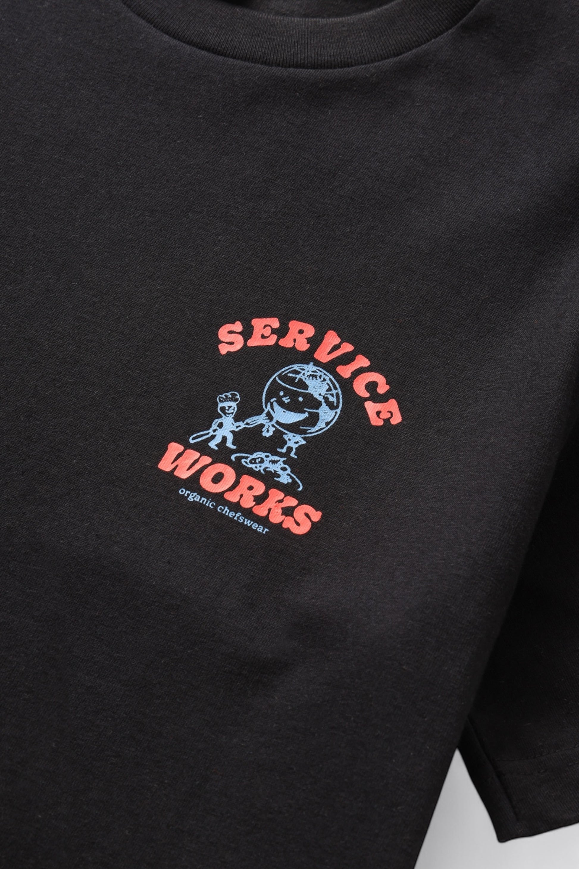 T-Shirt Service Works - Organic Chefswear Tee (Black)