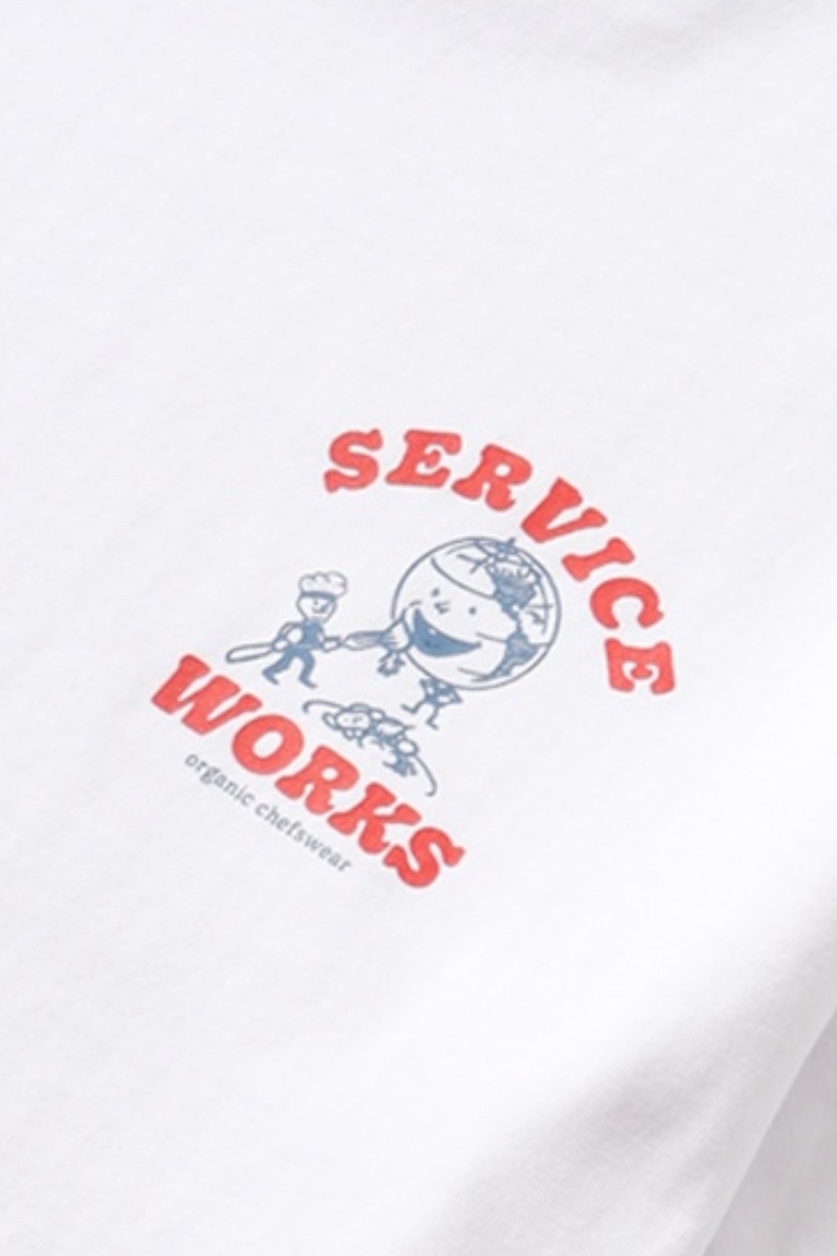 T-Shirt Service Works - Organic Chefswear Tee (White)