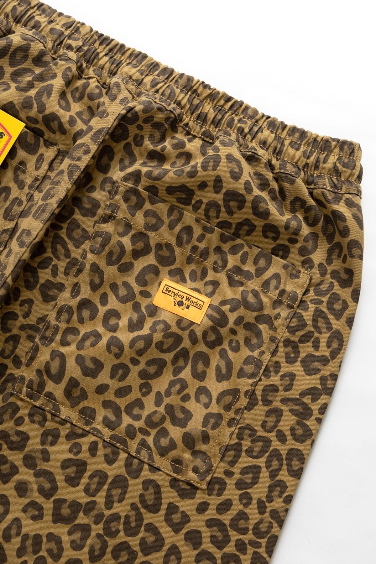 Pantalon SERVICE WORKS - Patterned Chef Pants (Brown Leopard)