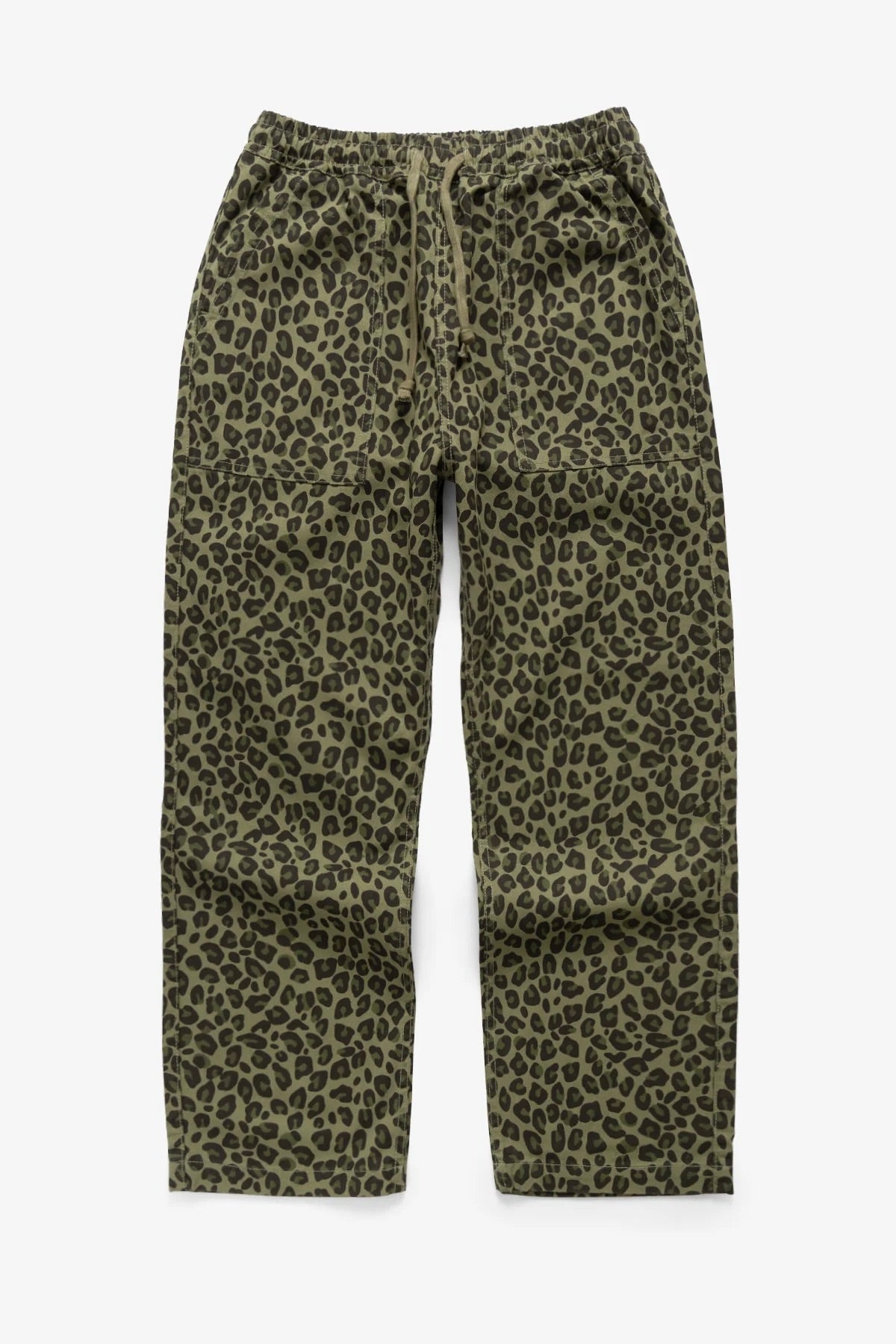 Pantalon SERVICE WORKS - Patterned Chef Pants (Green Leopard)