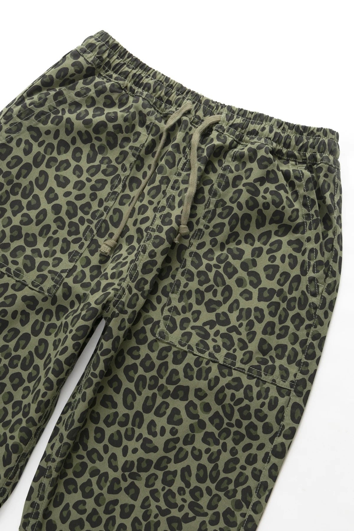 Pantalon SERVICE WORKS - Patterned Chef Pants (Green Leopard)