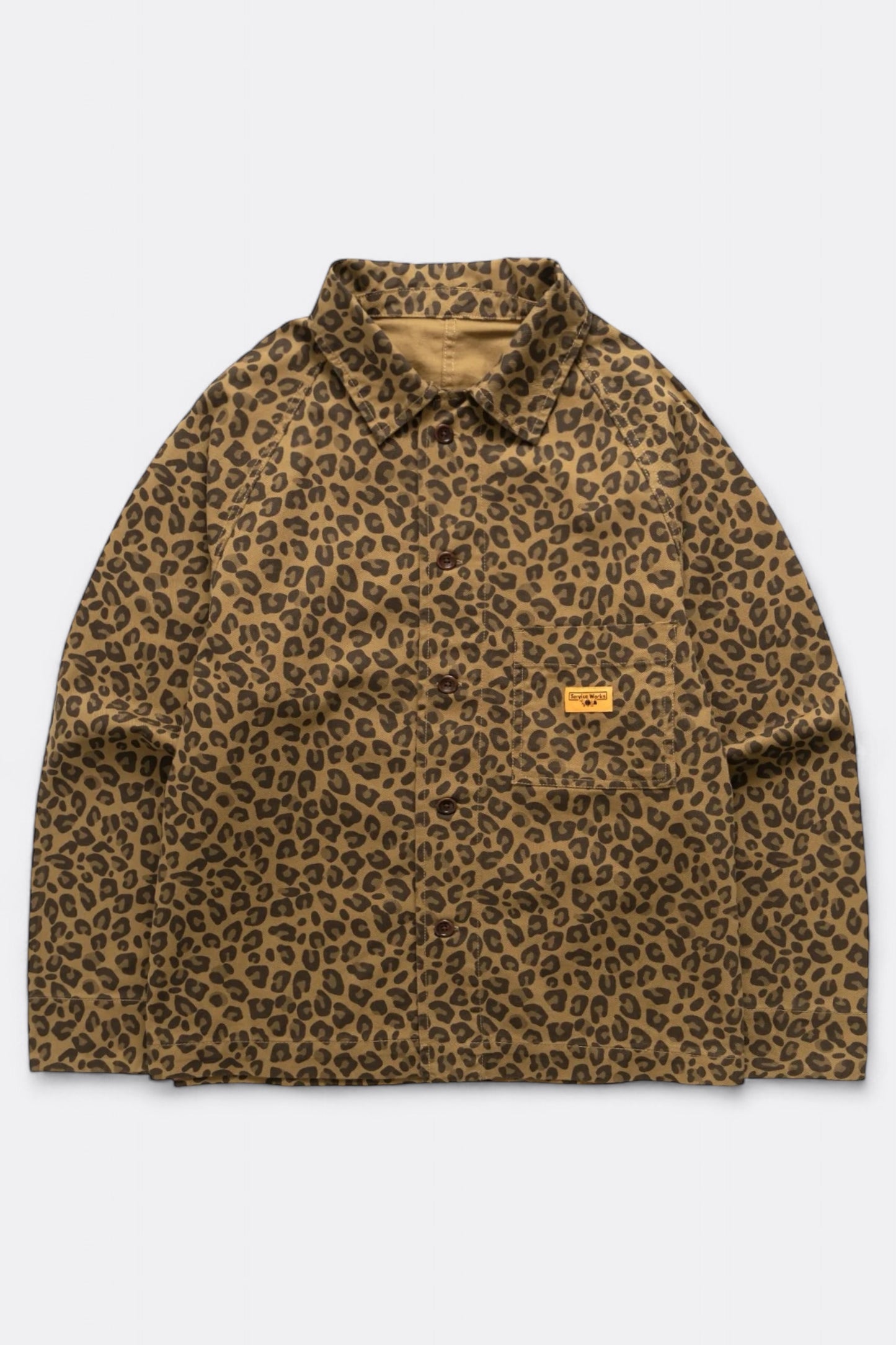 Veste SERVICE WORKS - Patterned Front Of House Jacket (Brown Leopard)