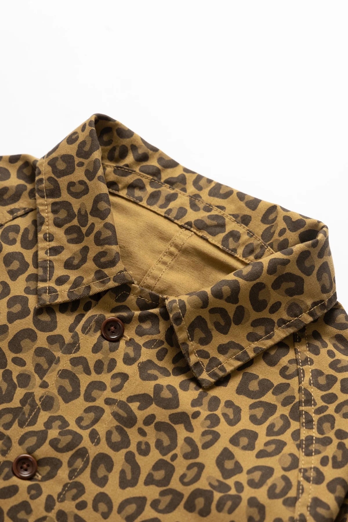 Veste SERVICE WORKS - Patterned Front Of House Jacket (Brown Leopard)