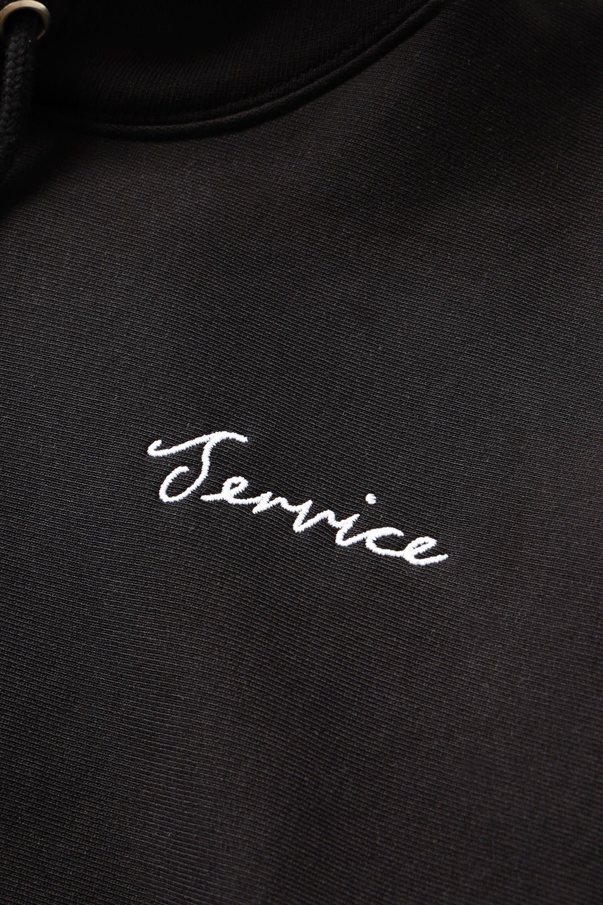 Sweatshirt à Capuche Service Works - Script Logo Hoodie (Black)