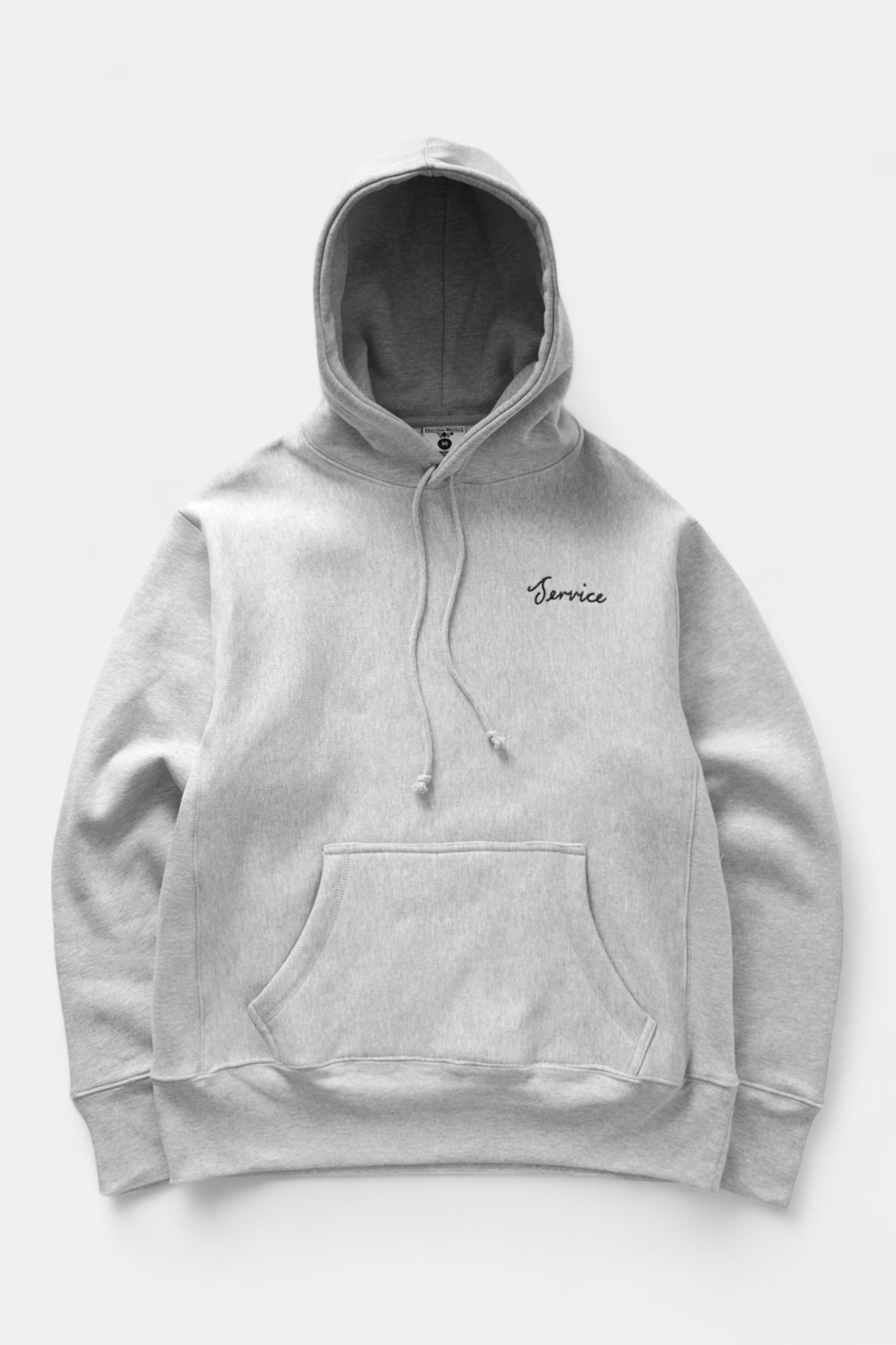 Sweatshirt à Capuche Service Works - Script Logo Hoodie (Marl Grey)