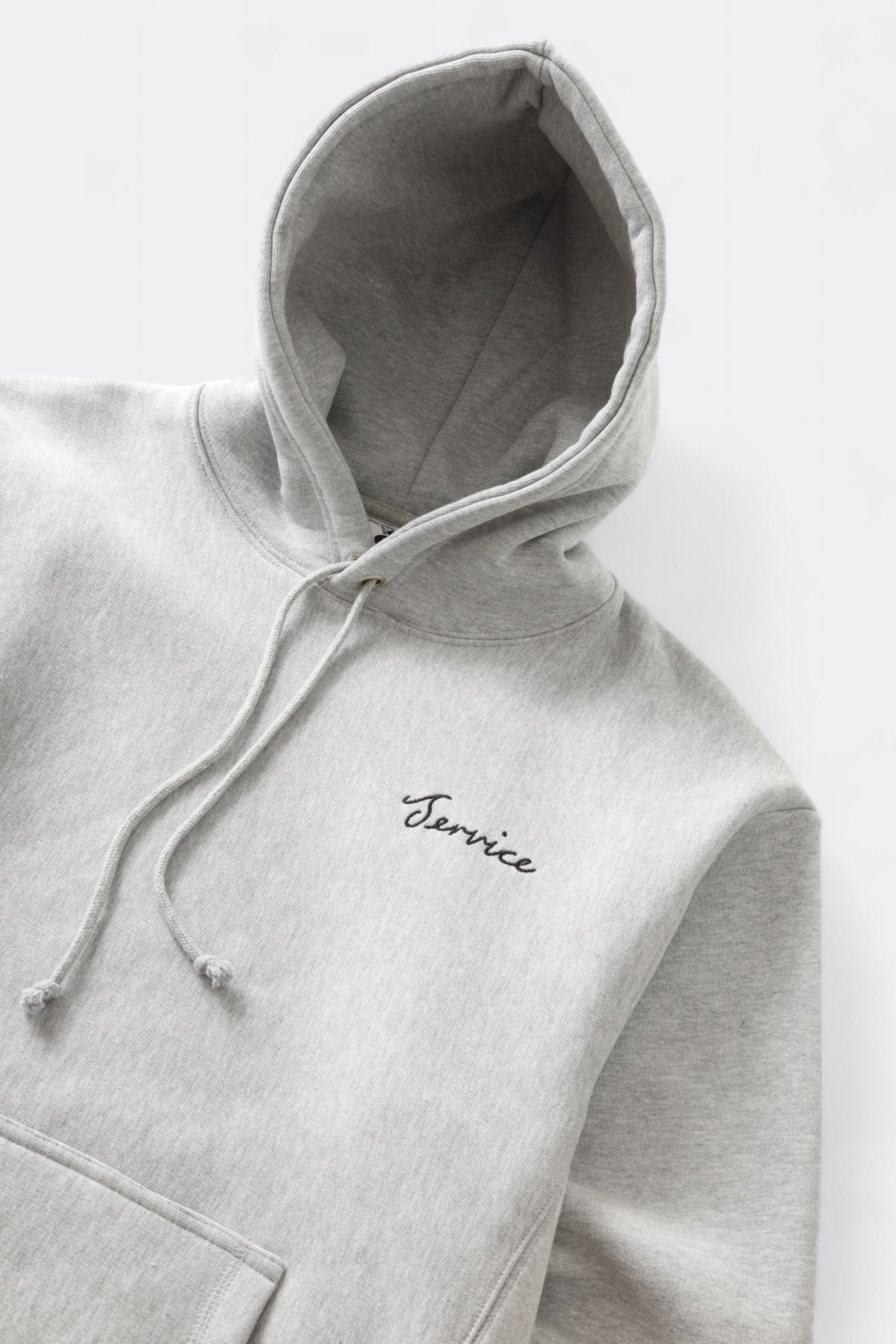 Sweatshirt à Capuche Service Works - Script Logo Hoodie (Marl Grey)