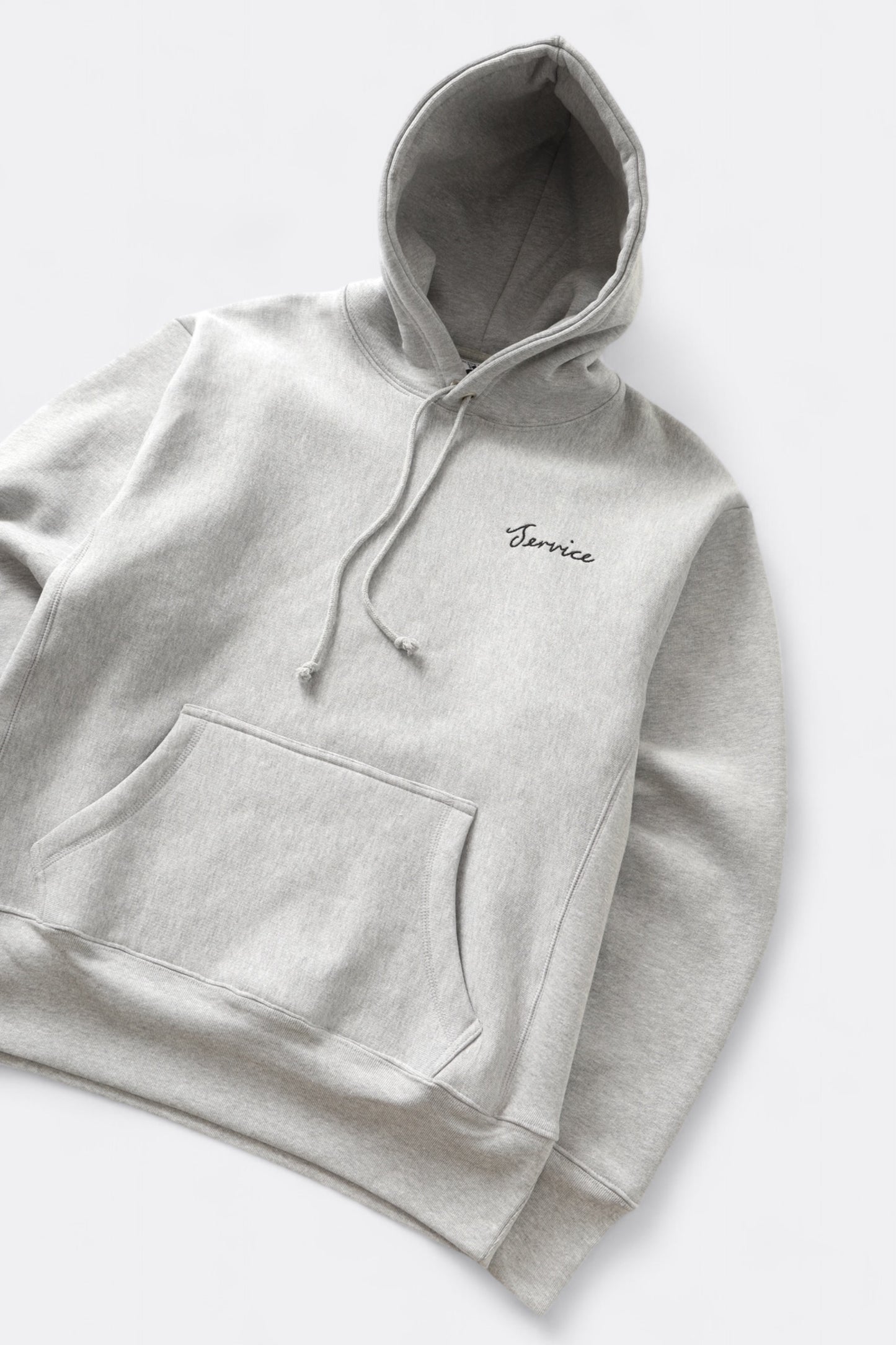 Sweatshirt à Capuche Service Works - Script Logo Hoodie (Marl Grey)