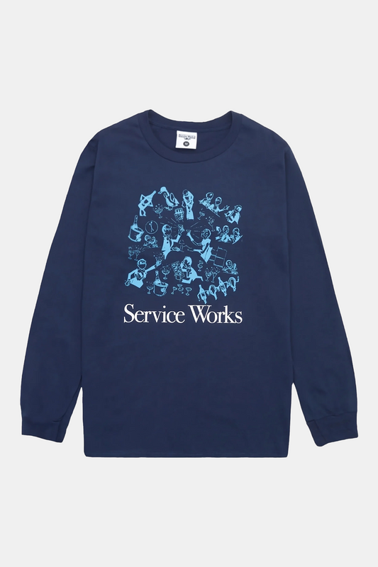 Service Works - Soiree Long Sleeve Tee (Navy)