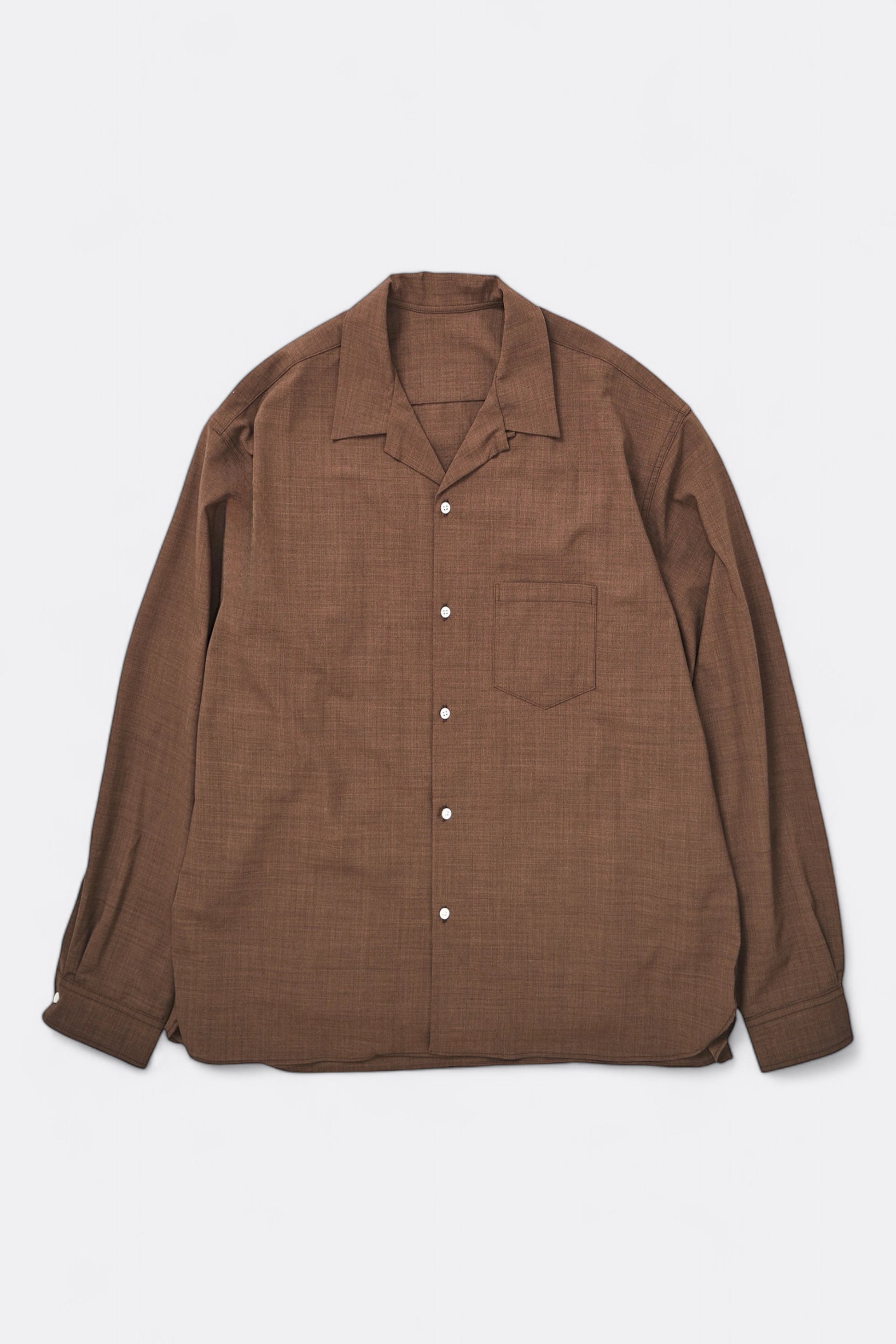 Surchemise Sillage - Re-Engineered Overshirt (Brown Melange)