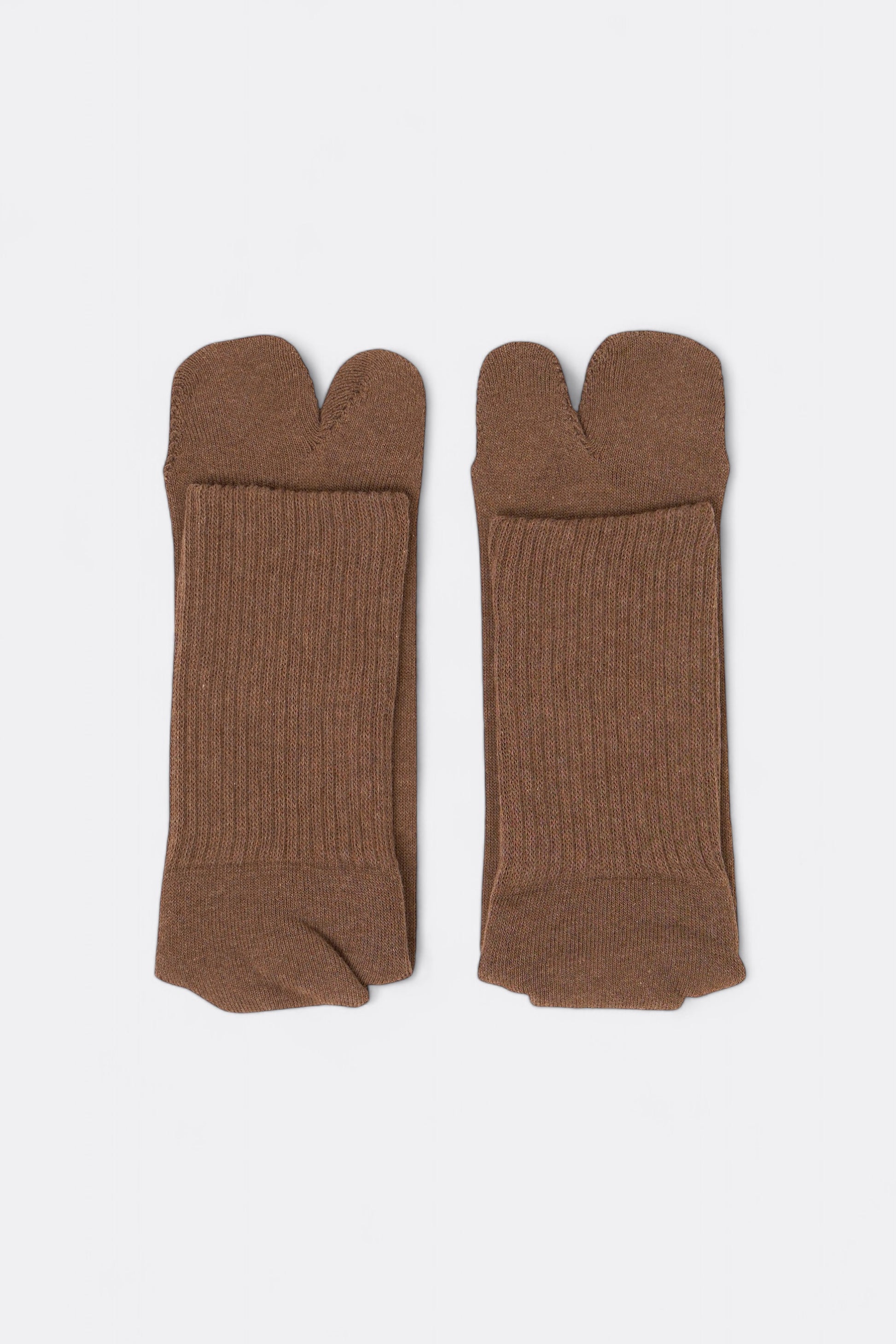 Chaussettes SILLAGE - Tabi Socks (Melange Brown)