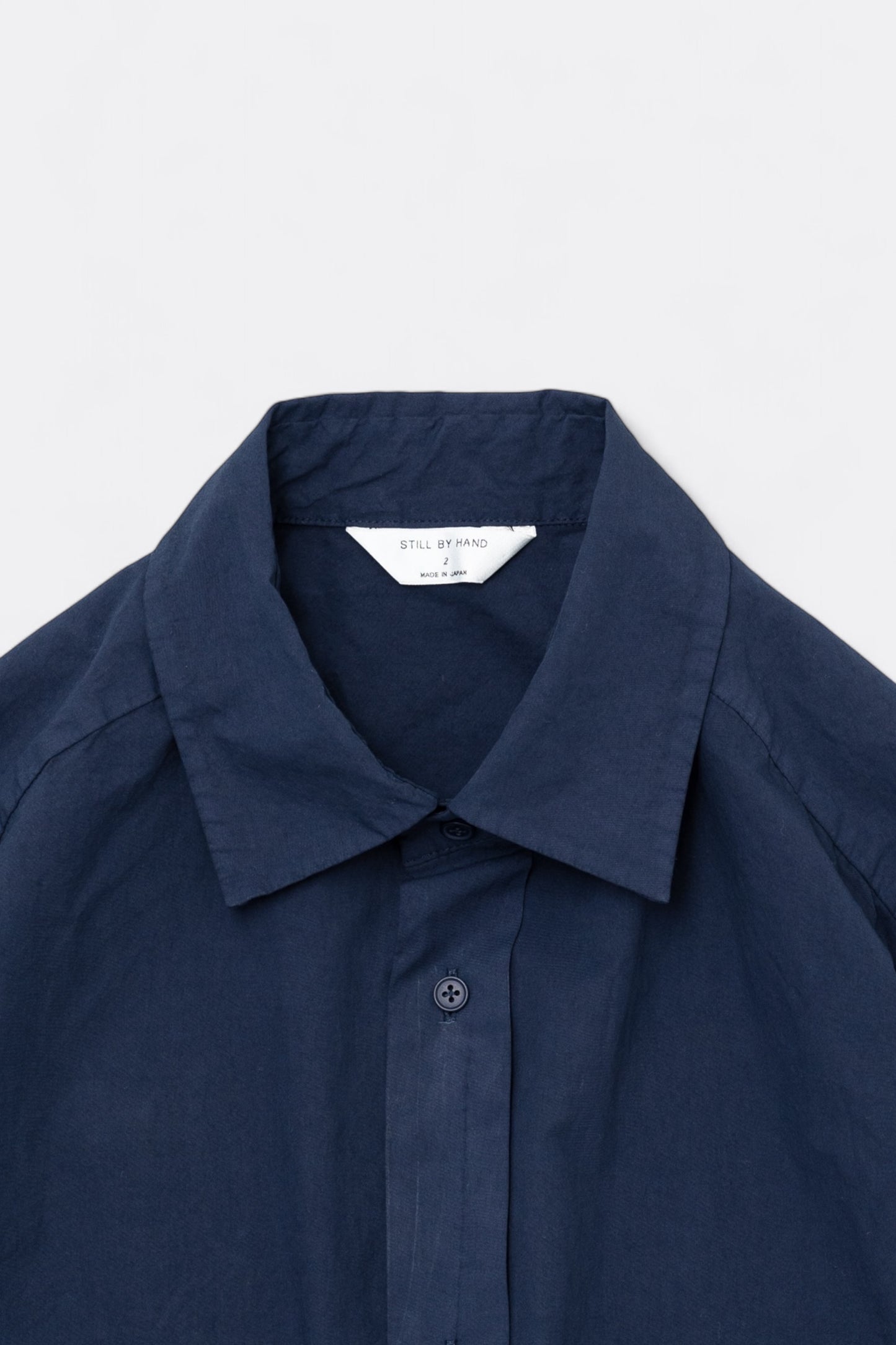 Garment-Dye Over Shirt (Deep Blue)