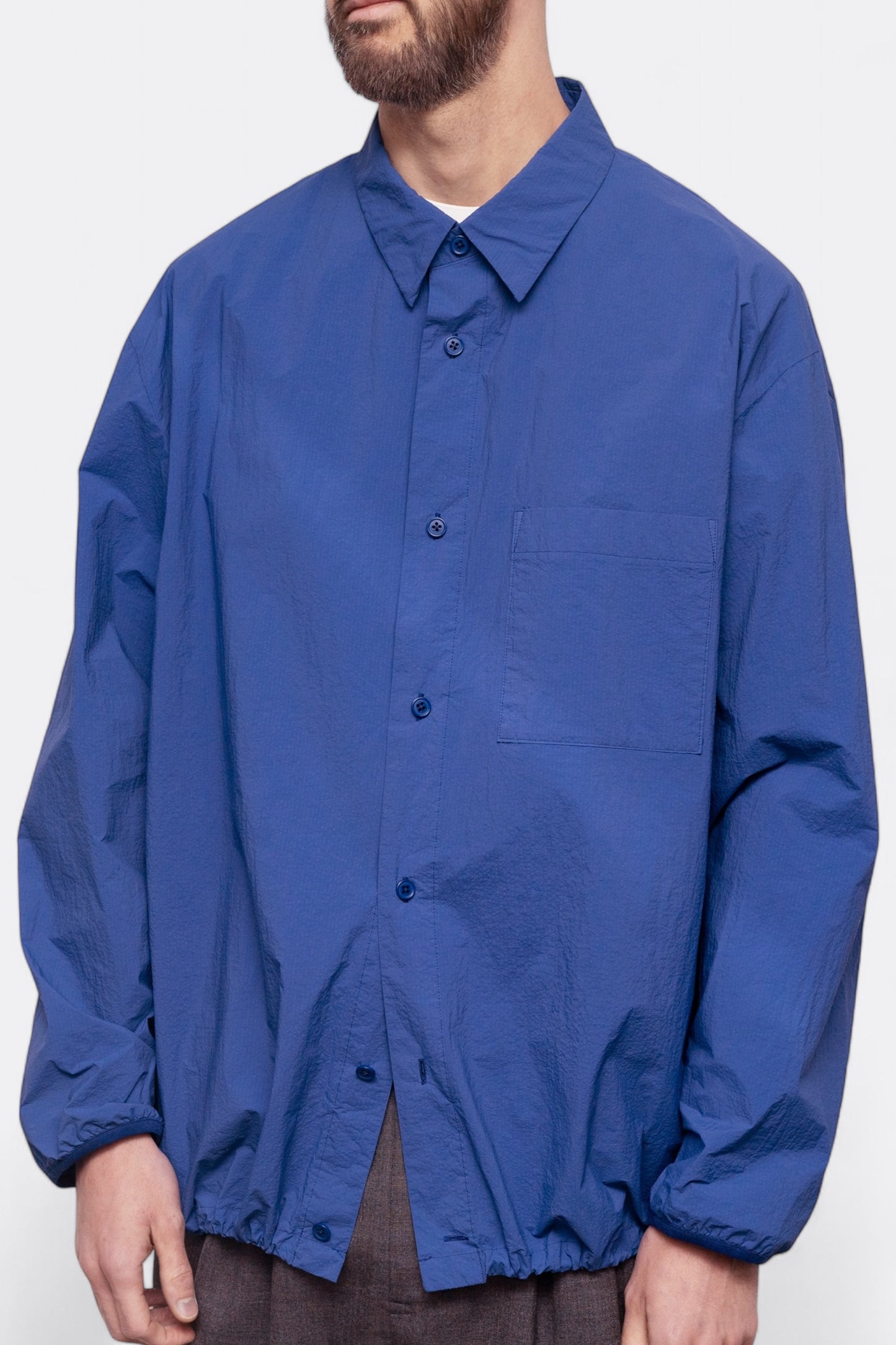 Veste Still By Hand - Garment-Dye Shirt Blouson (Brick)