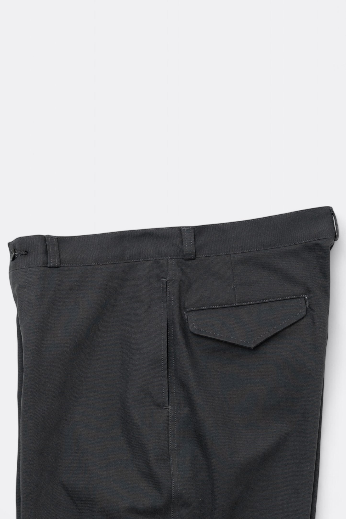 Pantalon Still By Hand - Peach Skin Wide Pants (Charcoal)