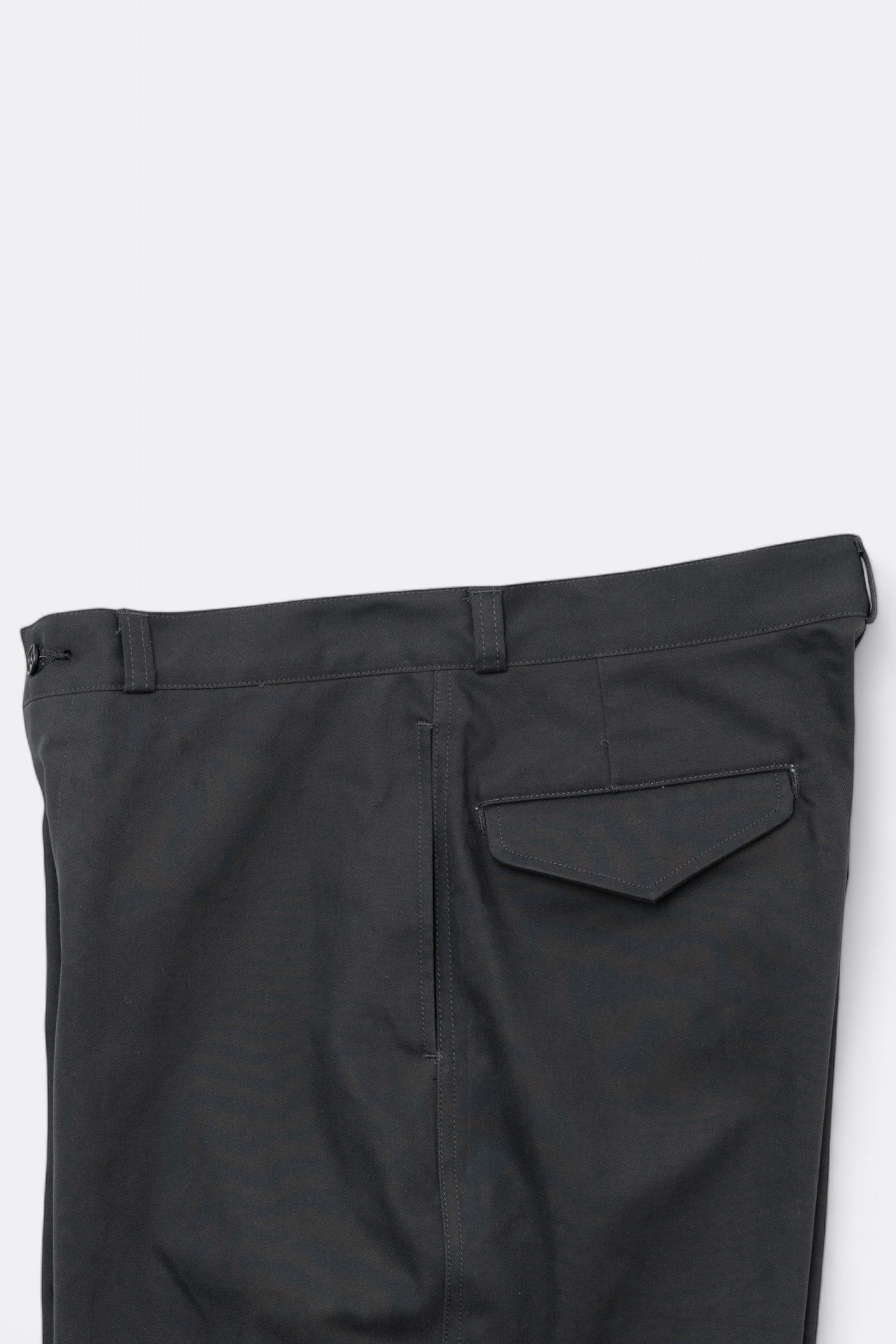 Pantalon Still By Hand - Peach Skin Wide Pants (Charcoal)