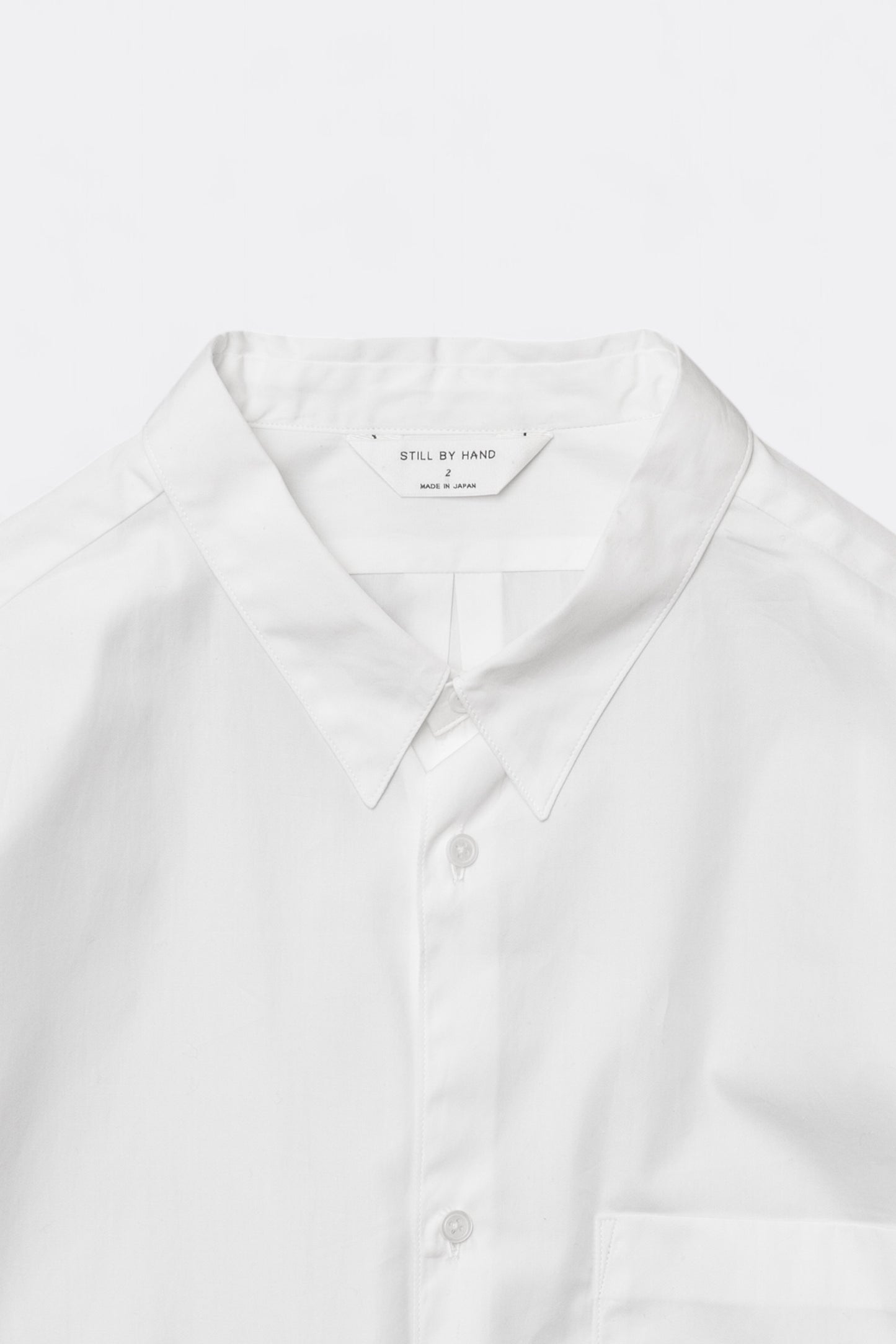 Chemise Still By Hand - Regular Collar Shirt (White)