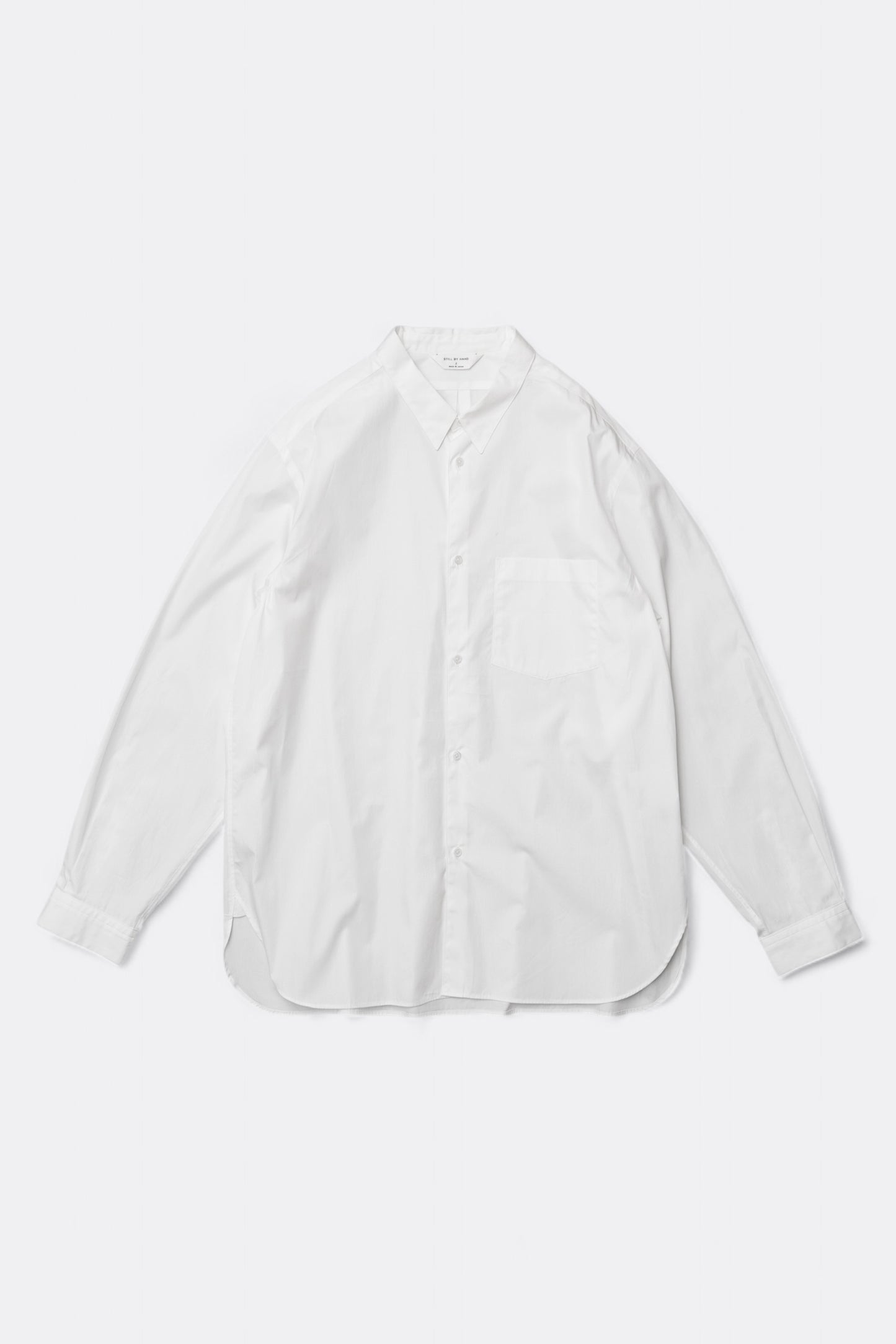 Chemise Still By Hand - Regular Collar Shirt (White)