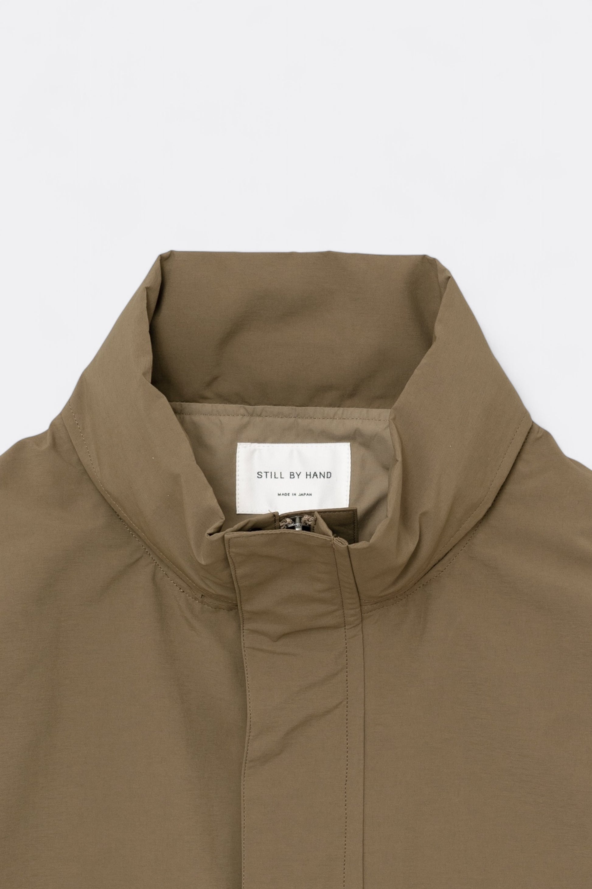 Veste Still By Hand - Stand Collar Field Jacket (Camel)