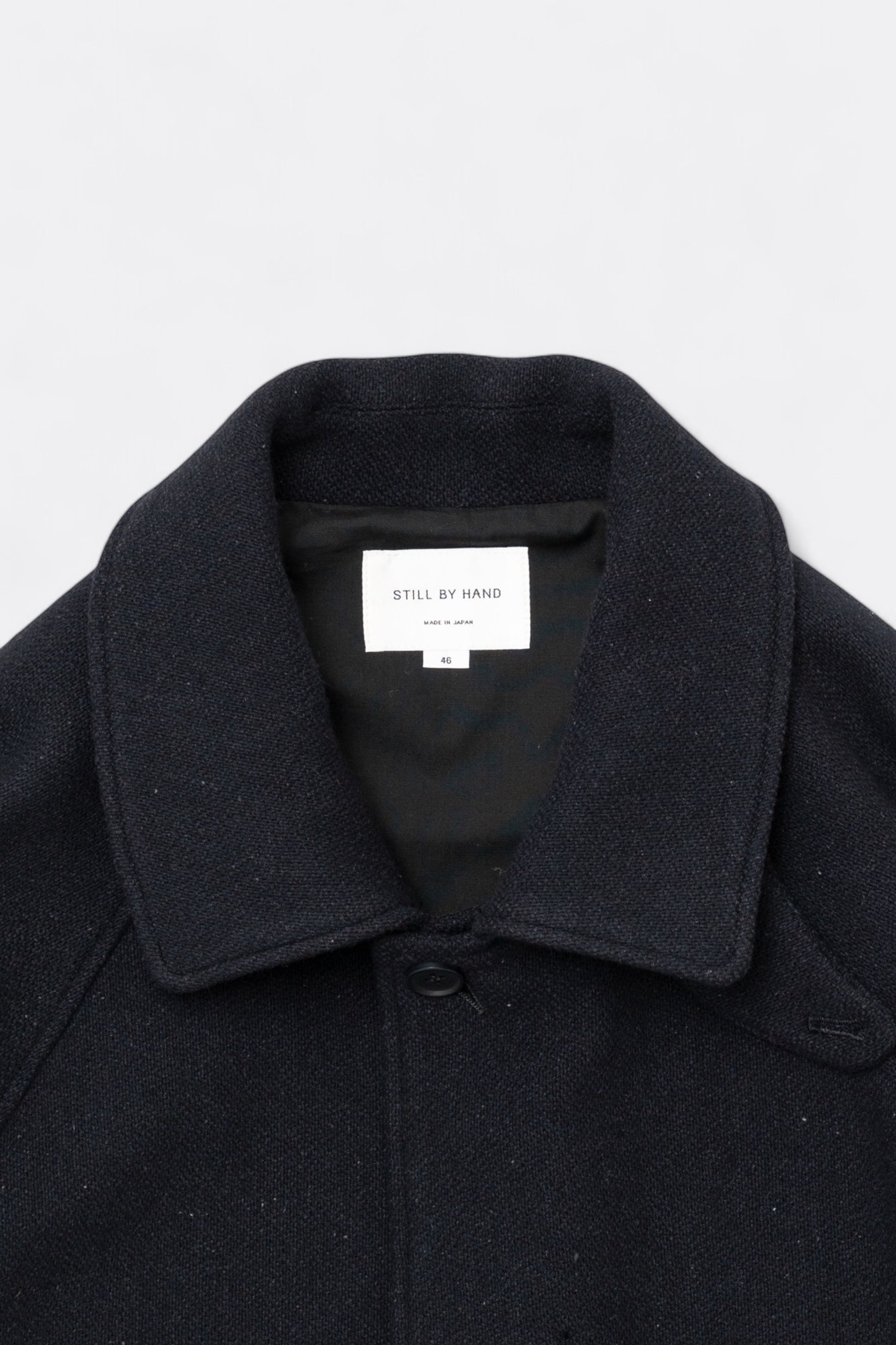 Manteau Still By Hand - Wool / Nylon Half Coat (Navy)