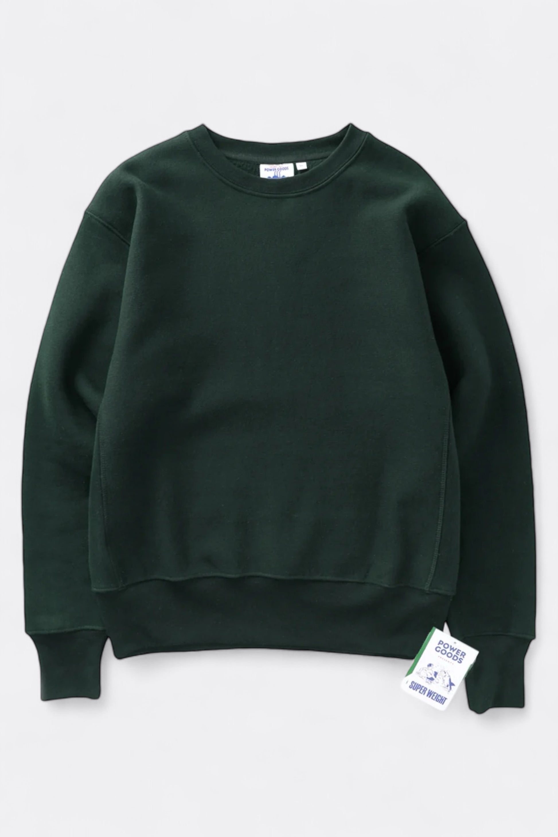 Sweatshirt POWER GOODS - Super Weight Crewneck (Forest Green)