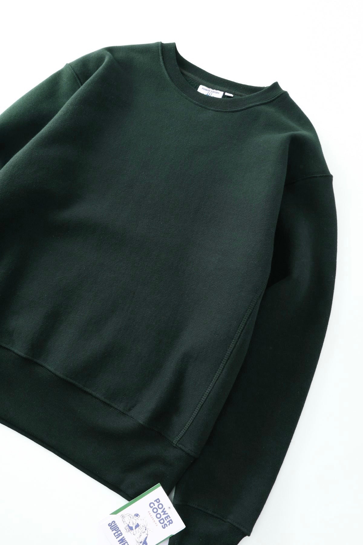 Sweatshirt POWER GOODS - Super Weight Crewneck (Forest Green)