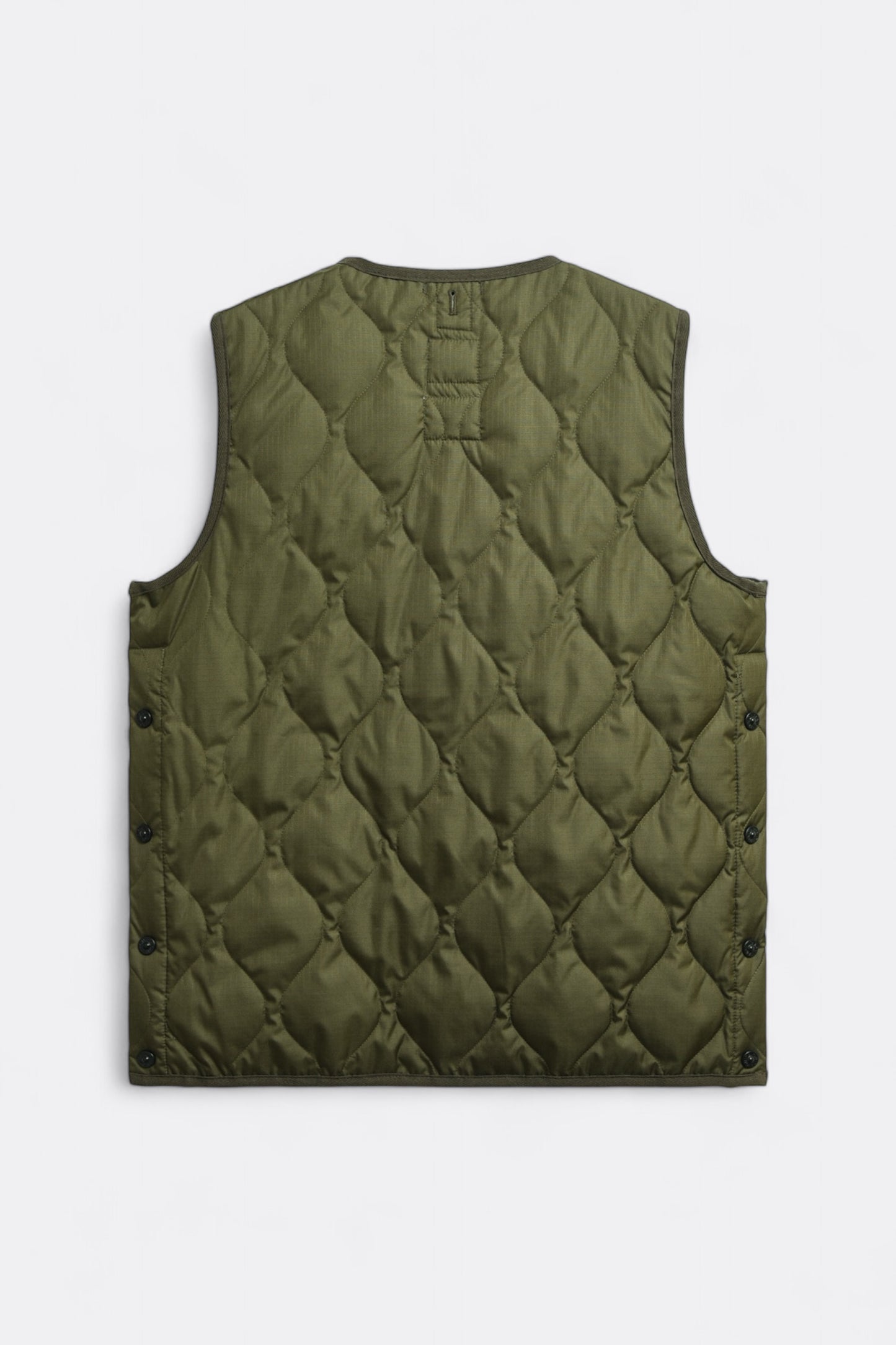 Veste Gilet Militaire Taion - Military Zip V Neck Down Vest (Olive)