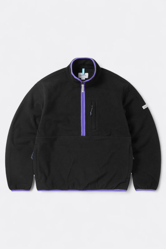 Polaire thisisneverthat - Half Zip Fleece Pullover (Black)