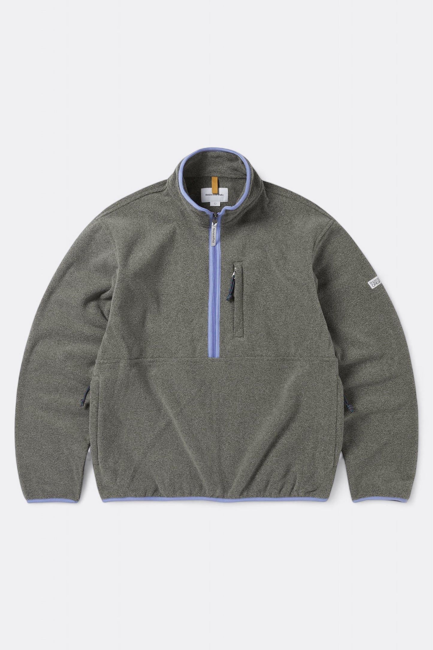 Polaire thisisneverthat - Half Zip Fleece Pullover (Grey)