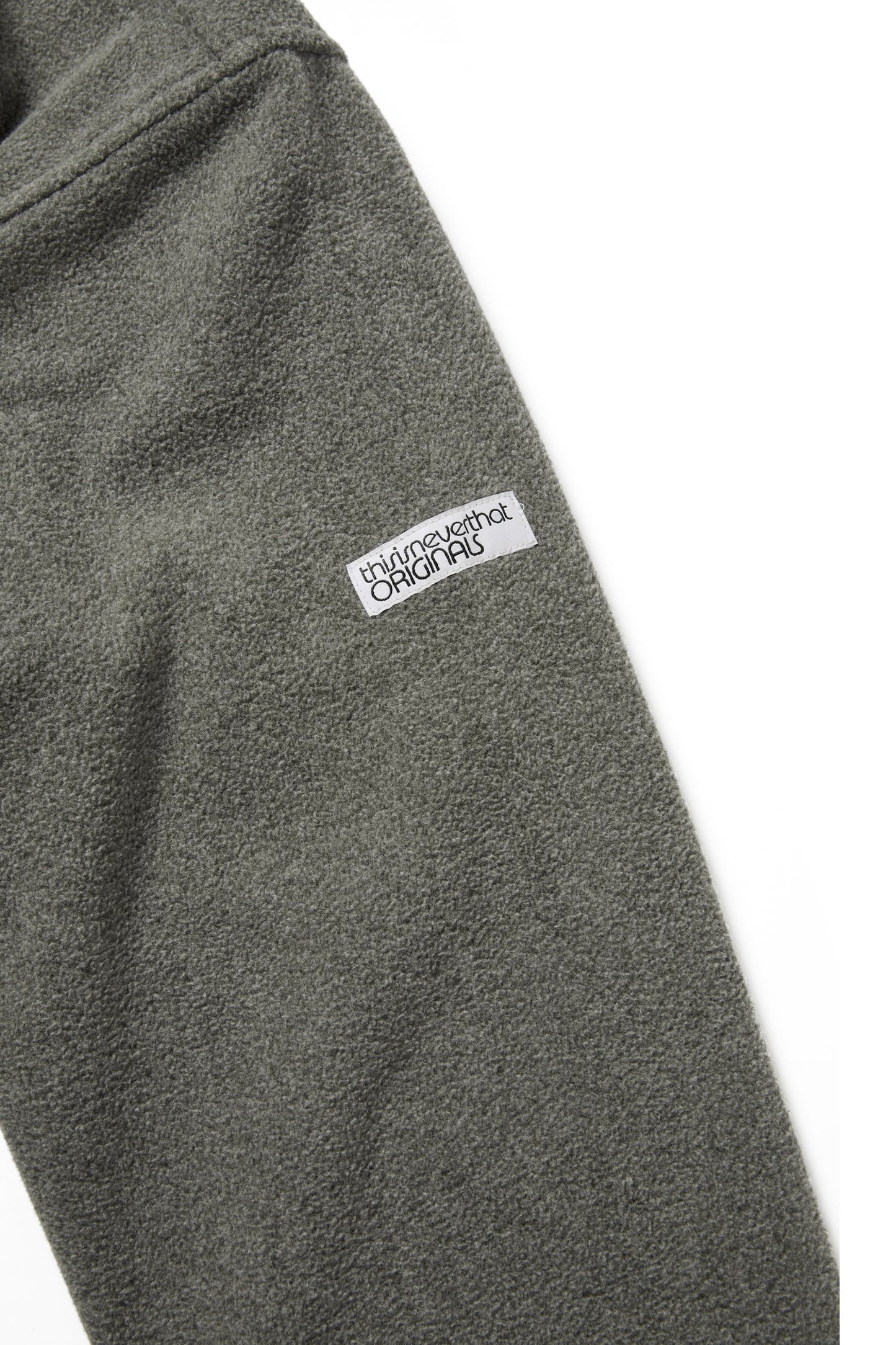 Polaire thisisneverthat - Half Zip Fleece Pullover (Grey)