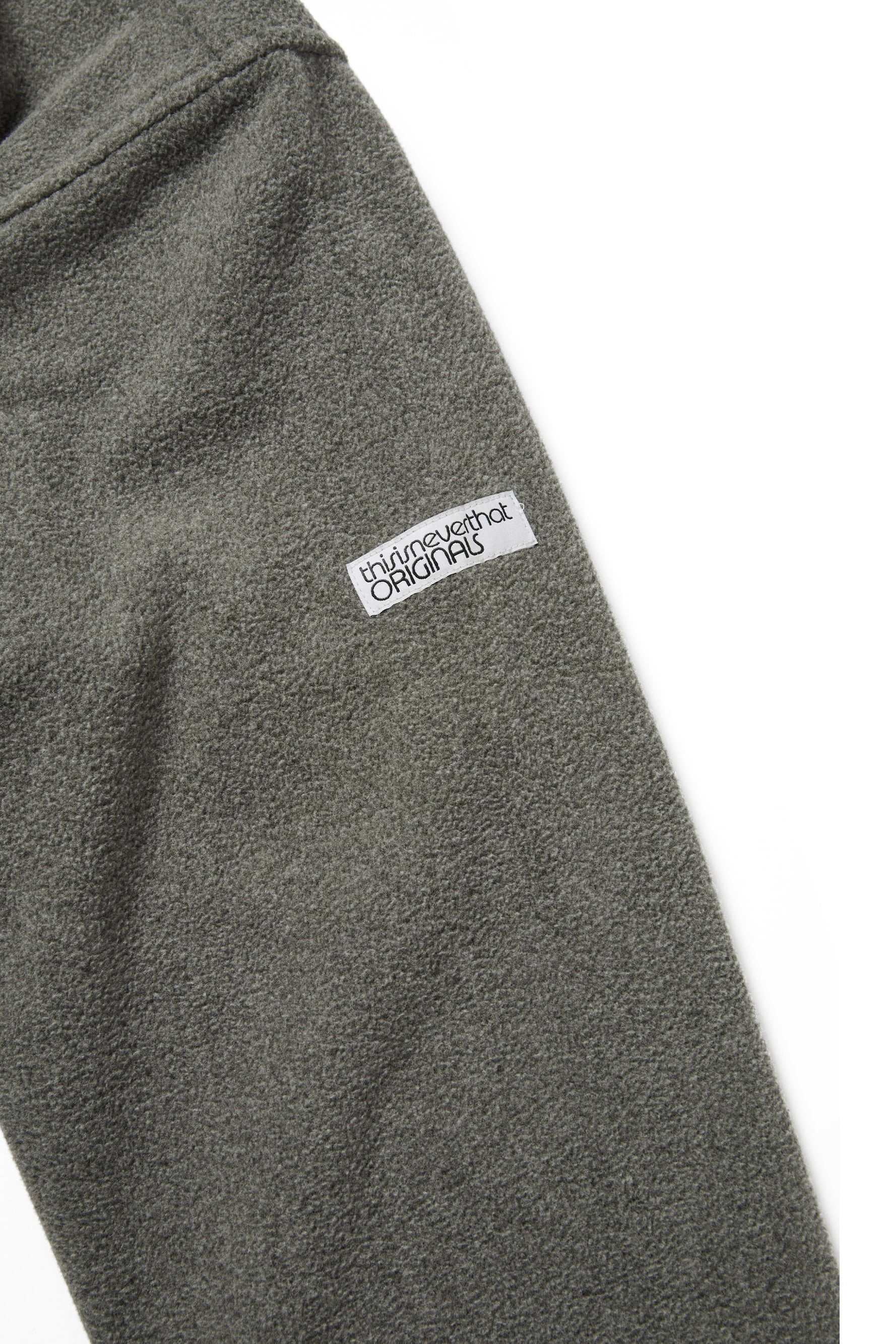 Polaire thisisneverthat - Half Zip Fleece Pullover (Grey)