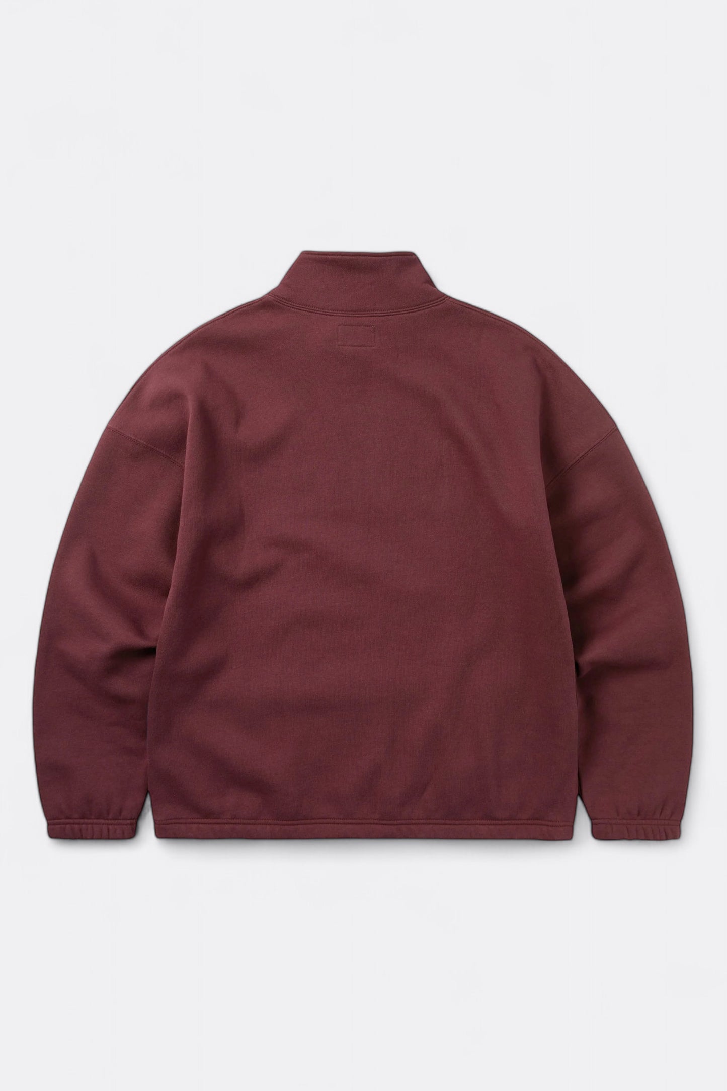 Half Zip Sweatshirt (Burgundy) 