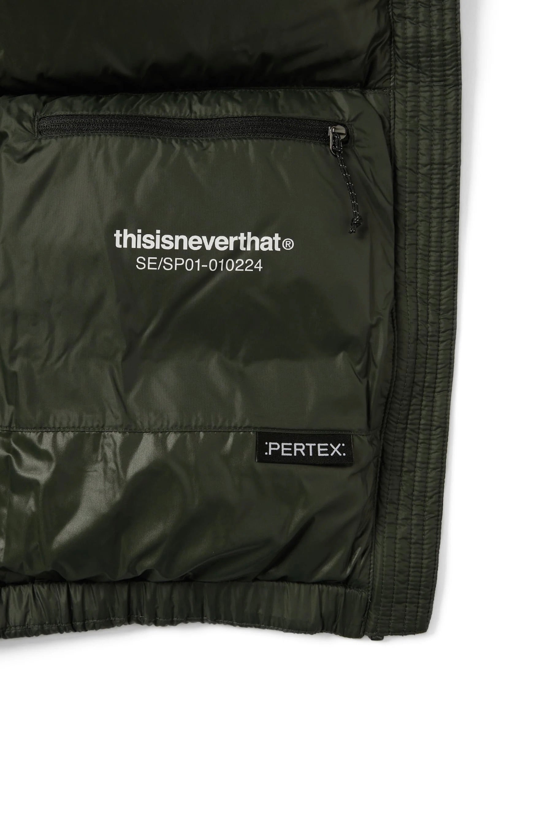 Doudoune THISISNEVERTHAT - PERTEX T Down Jacket (Green)