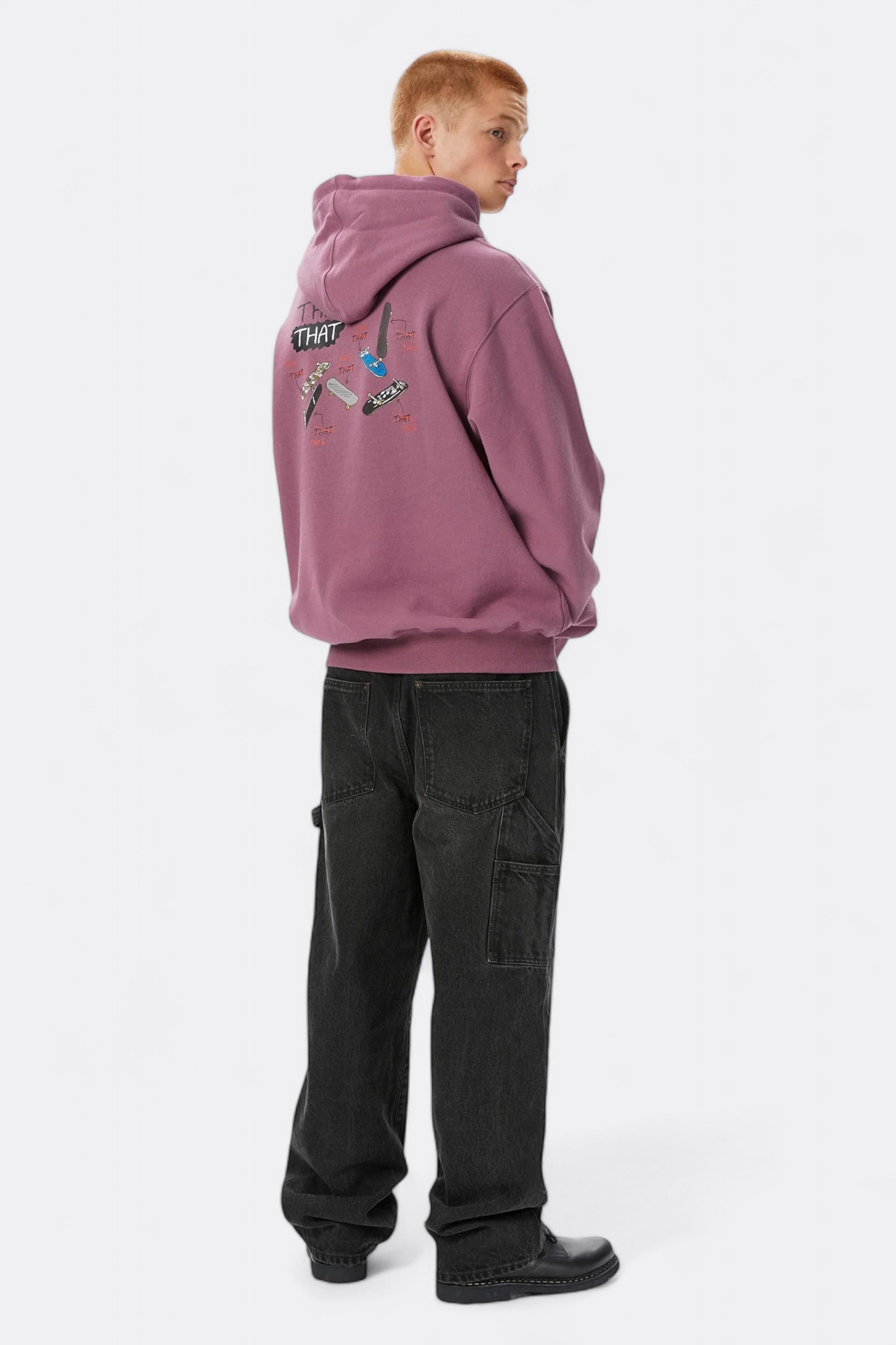 Sweat-Shirt à Capuche thisisneverthat - THISTHAT Skate Hoodie (Fuchsia)