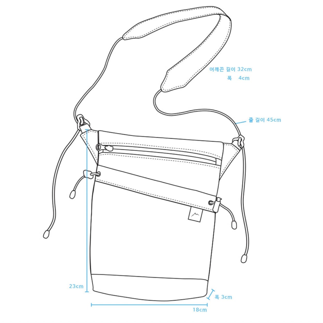 Sac CAYL - Seorak 3 B-Grid (Grey)